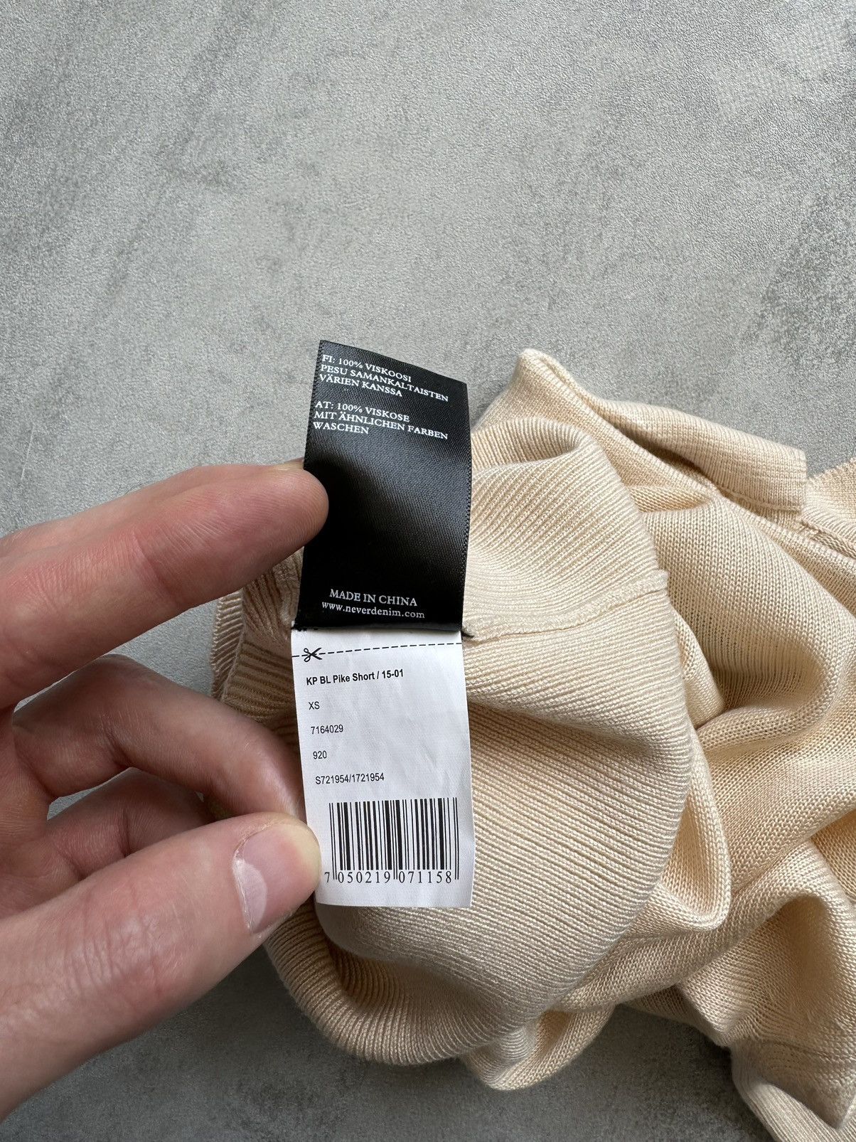 Japanese Brand NEVER DENIM Knit Polo Womens size XS Size XS / US 0-2 / IT 36-38 - 6 Thumbnail