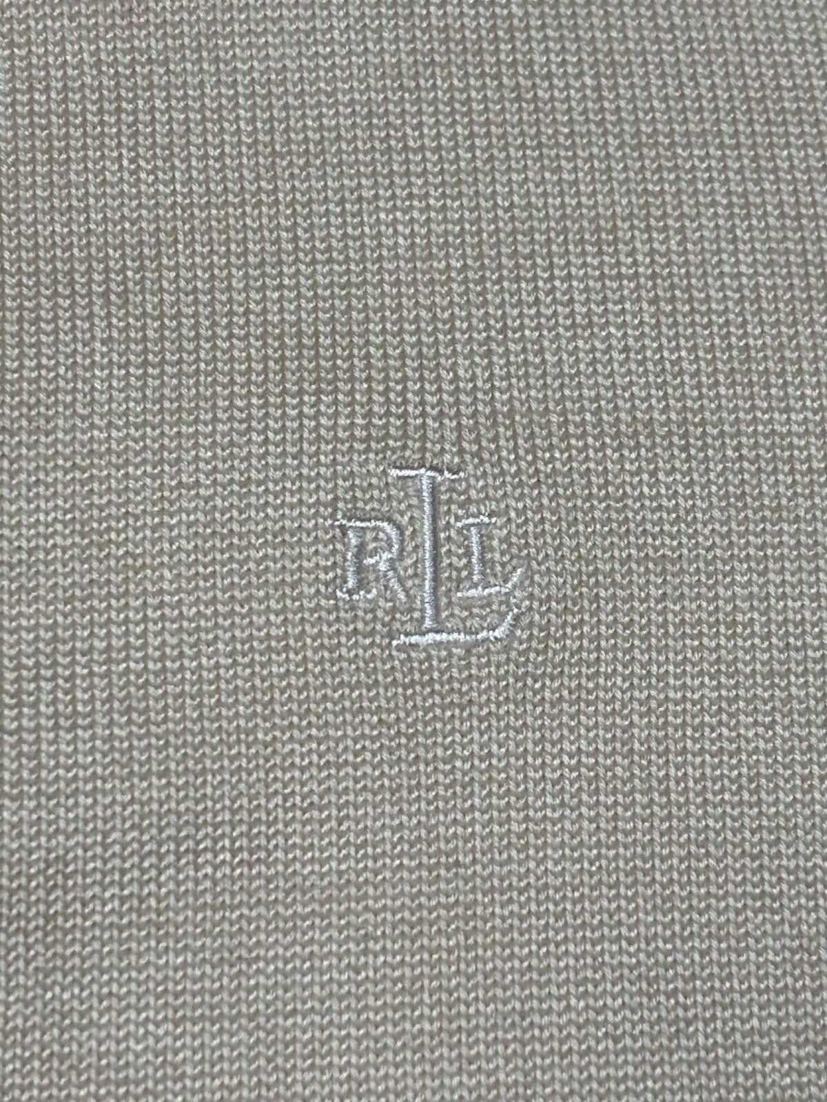 Lauren Ralph Lauren Lauren Ralph Lauren Cardigan Sweater L Silk Stretch Ivory Size L / US 10 / IT 46 - 5 Thumbnail