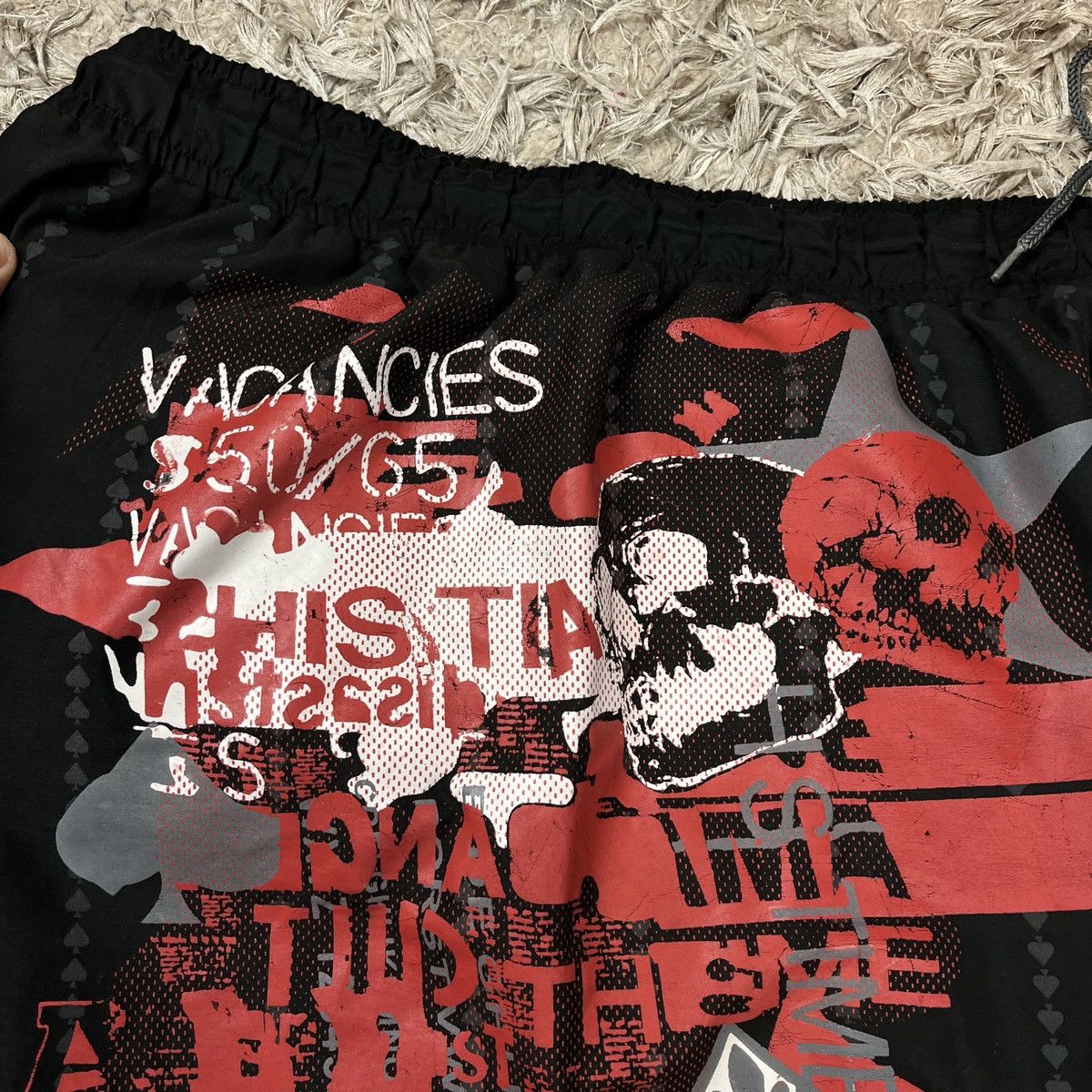 No Fear No Fear Shorts Skull Y2k Affliction 90s Swag Rap Skate Swim Size US 34 / EU 50 - 6 Thumbnail