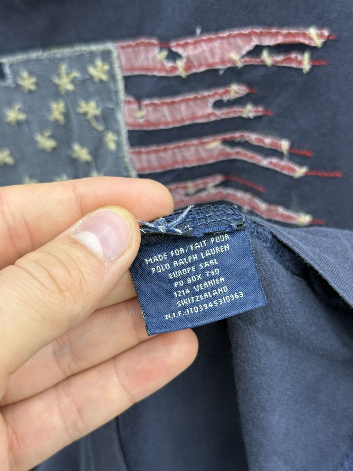 Polo Ralph Lauren Polo Ralph Lauren Vintage T Shirt With American Flag Size US S / EU 44-46 / 1 - 4 Thumbnail