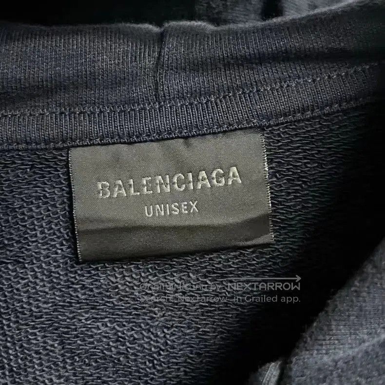 Balenciaga Balenciaga Navy Letter Print Zip Hoodie. Size US S / EU 44-46 / 1 - 2 Thumbnail