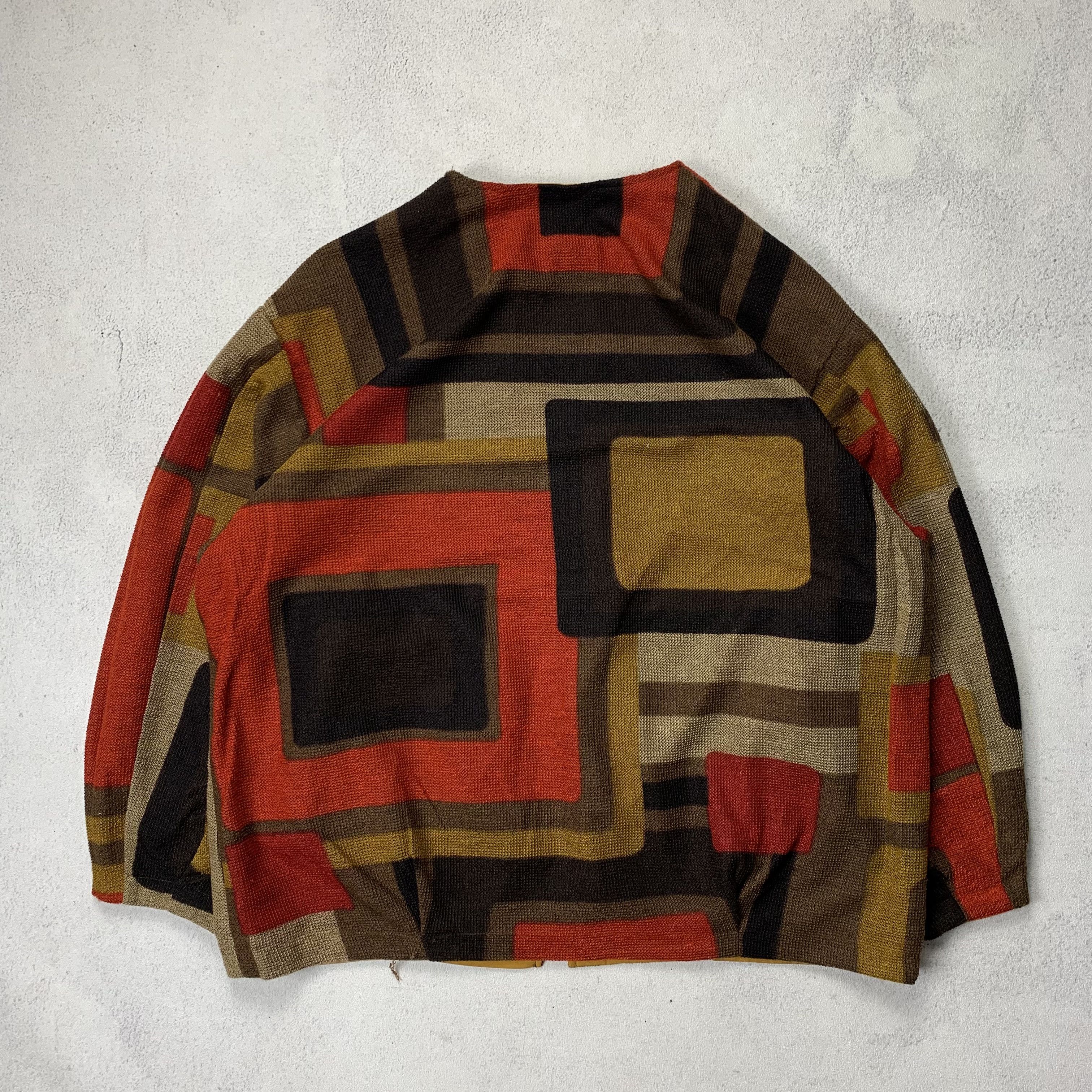 Japanese Brand Rivet & Surge Reversible Jacket Abstract Pattern Size US M / EU 48-50 / 2 - 5 Thumbnail