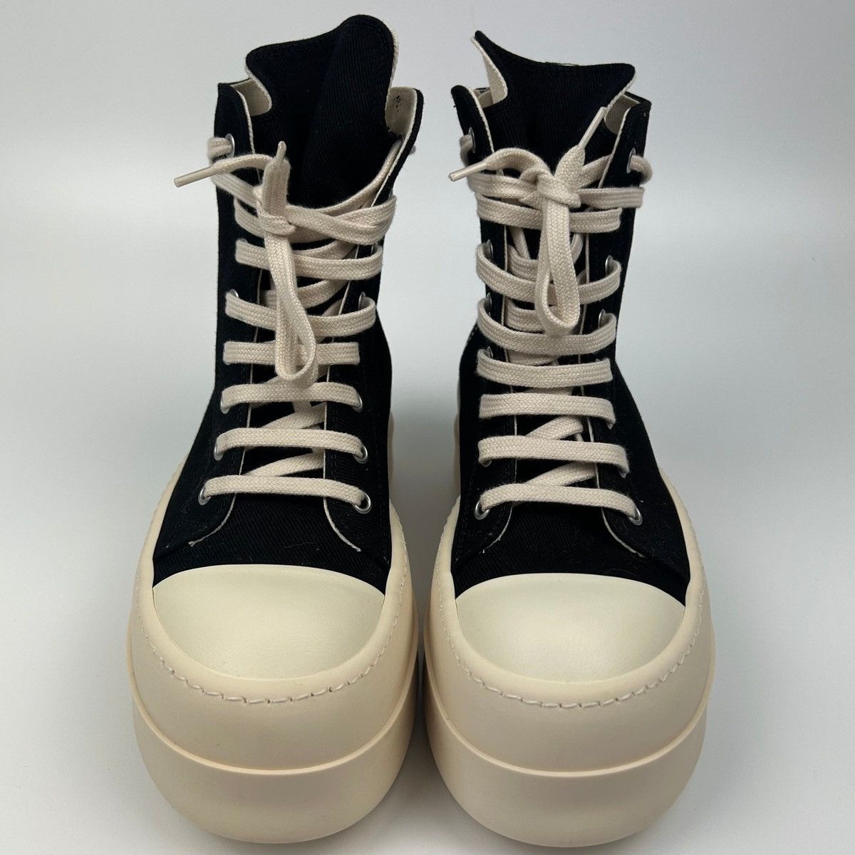 靴 Rick Owens DRKSHDW Mega Bumper Rick Owens DRKSHDW Mega Bumper Sneaks Black White (Women's
