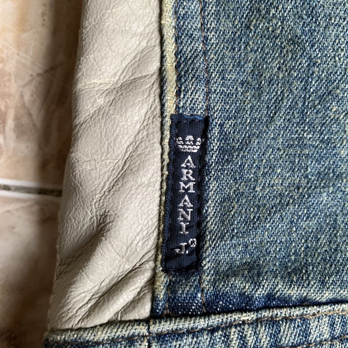 Armani × Designer × Vintage Armani jeans vest jacket Size S / US 4 / IT 40 - 9 Thumbnail