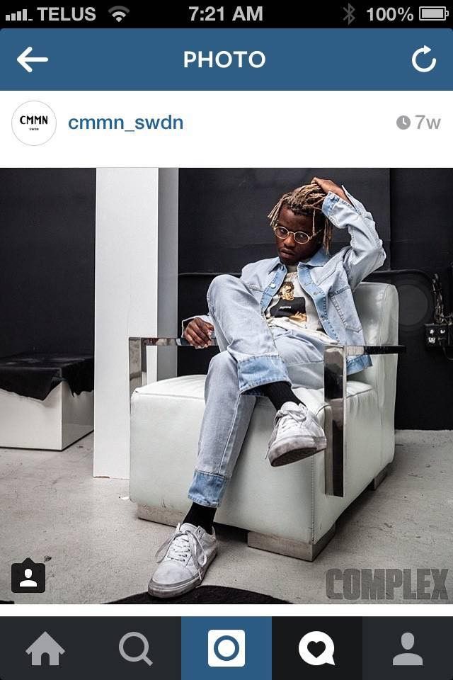 CMMN SWDN James Jacket Reverse Denim Size US S / EU 44-46 / 1 - 2 Thumbnail