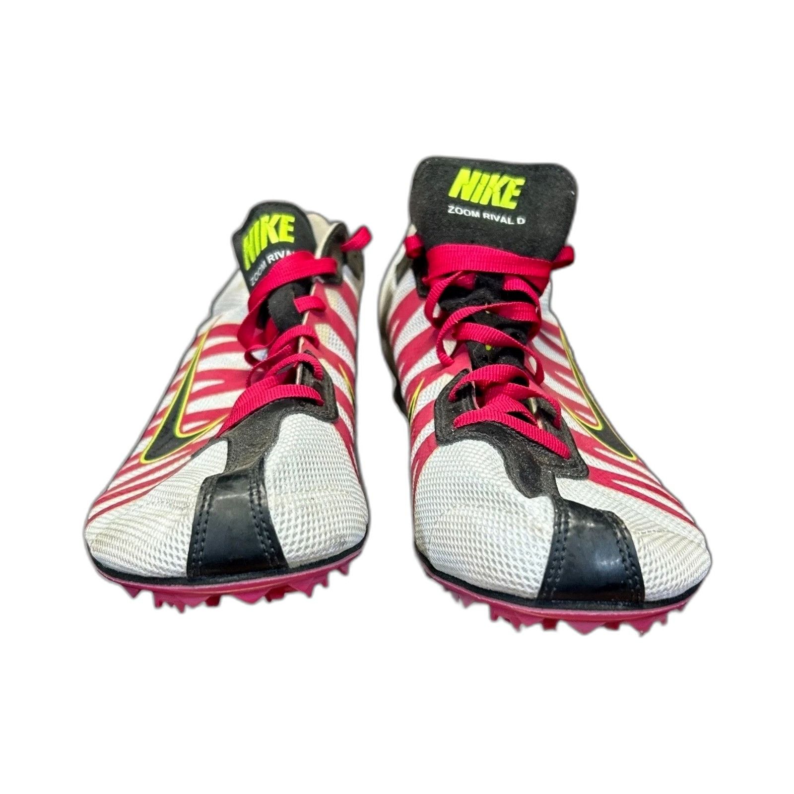 Nike Nike Rival D V White Cherry Pink Black Mid Distance Track Sp Size US 11 / EU 44 - 4 Thumbnail