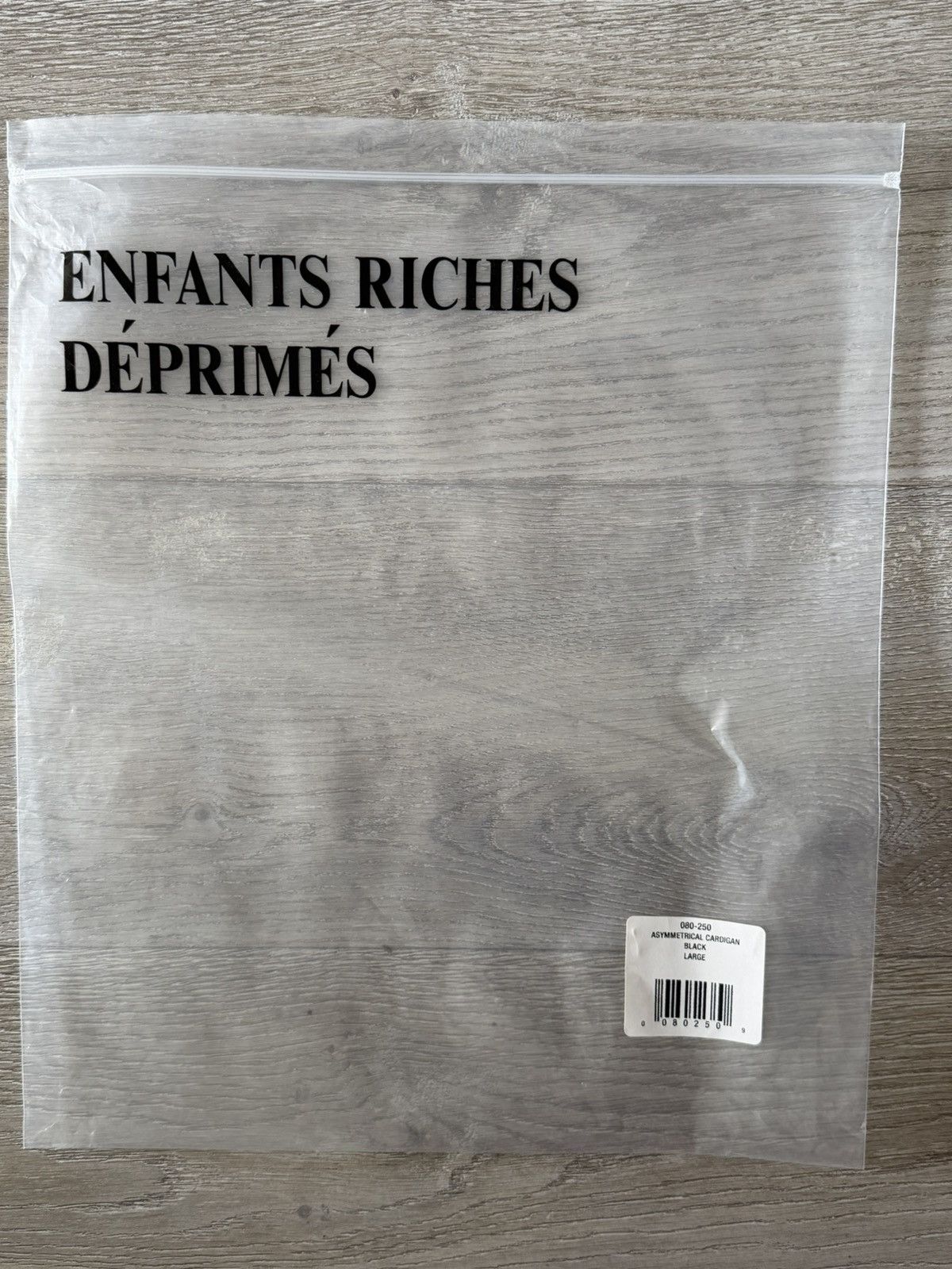 Enfants Riches Deprimes Enfants Riches Déprimés asymmetrical black cardigan Size US L / EU 52-54 / 3 - 13 Thumbnail