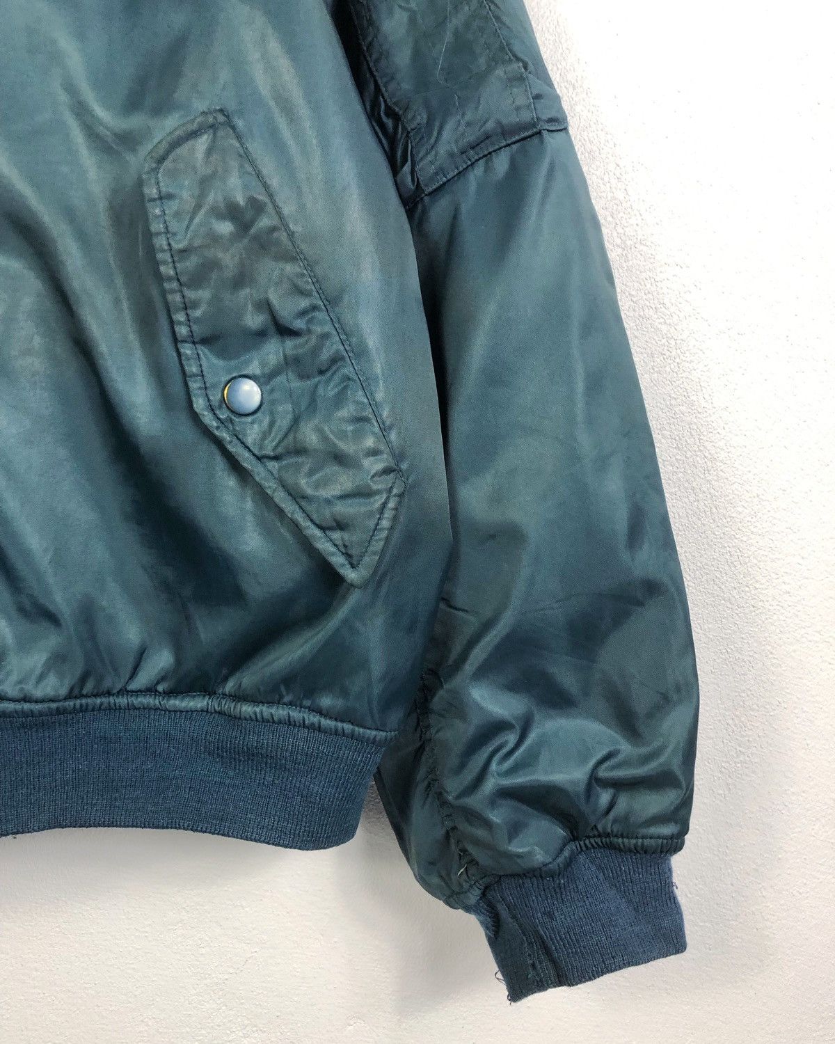 Vintage Rare Vintage Phantom Military MA-1 Reversible Bomber Jacket Size US XXL / EU 58 / 5 - 5 Thumbnail
