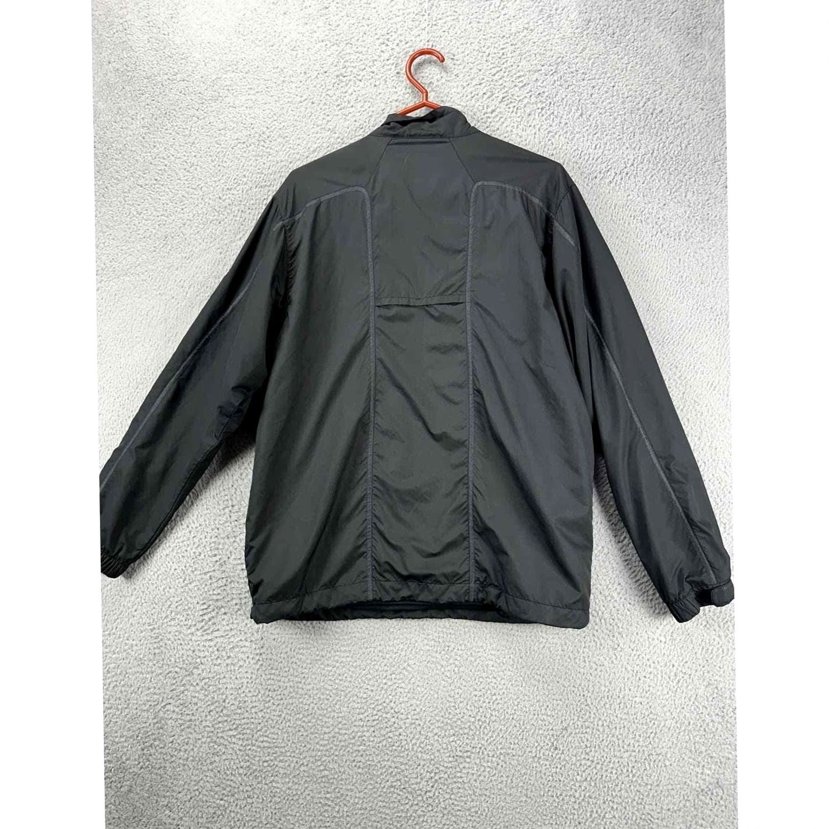 Nike Nike Golf Dri-Fit Windbreaker Jacket Mens Medium Black Lightweight Pullover Short Length 1/4 Zip Varsity Logo Outdoor Sports Shirt Size US M / EU 48-50 / 2 - 3 Thumbnail