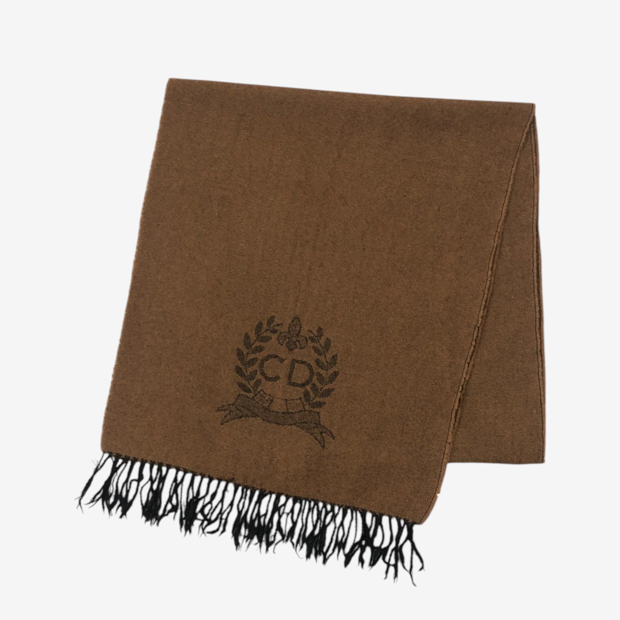 Japanese Brand Vintage Christian Dior Scarf Muffler Wool Winter Scarves Size ONE SIZE - 3 Thumbnail