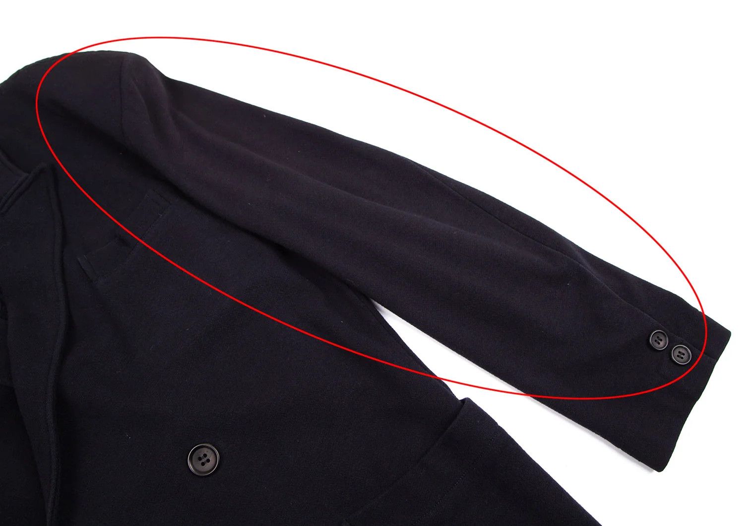 Yohji Yamamoto Yohji Yamamoto Double Jacket Navy M Size US M / EU 48-50 / 2 - 9 Thumbnail