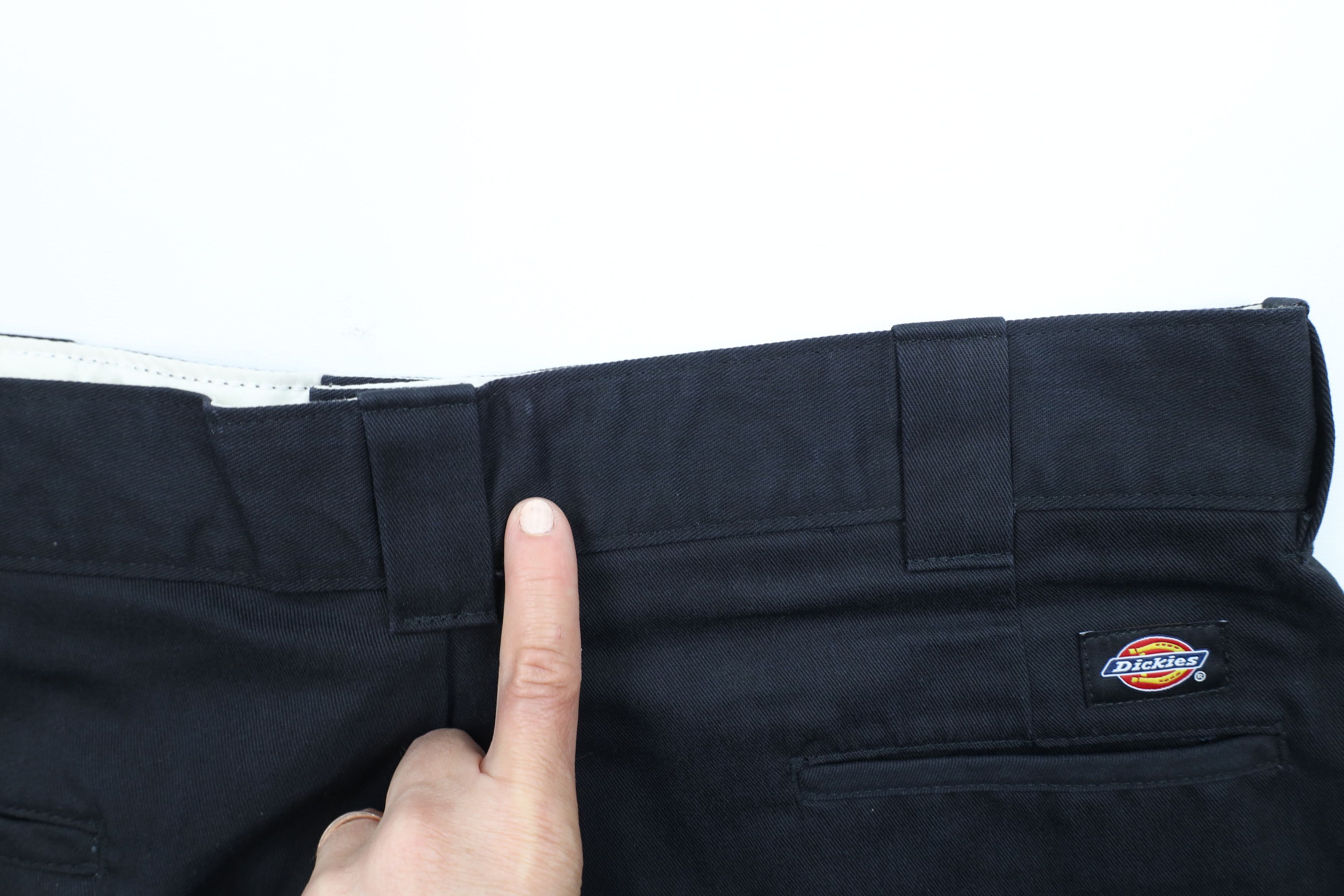 Dickies × Vintage Vintage Y2K Dickies Straight Wide Leg Cargo Pants Black Size US 36 / EU 52 - 10 Thumbnail