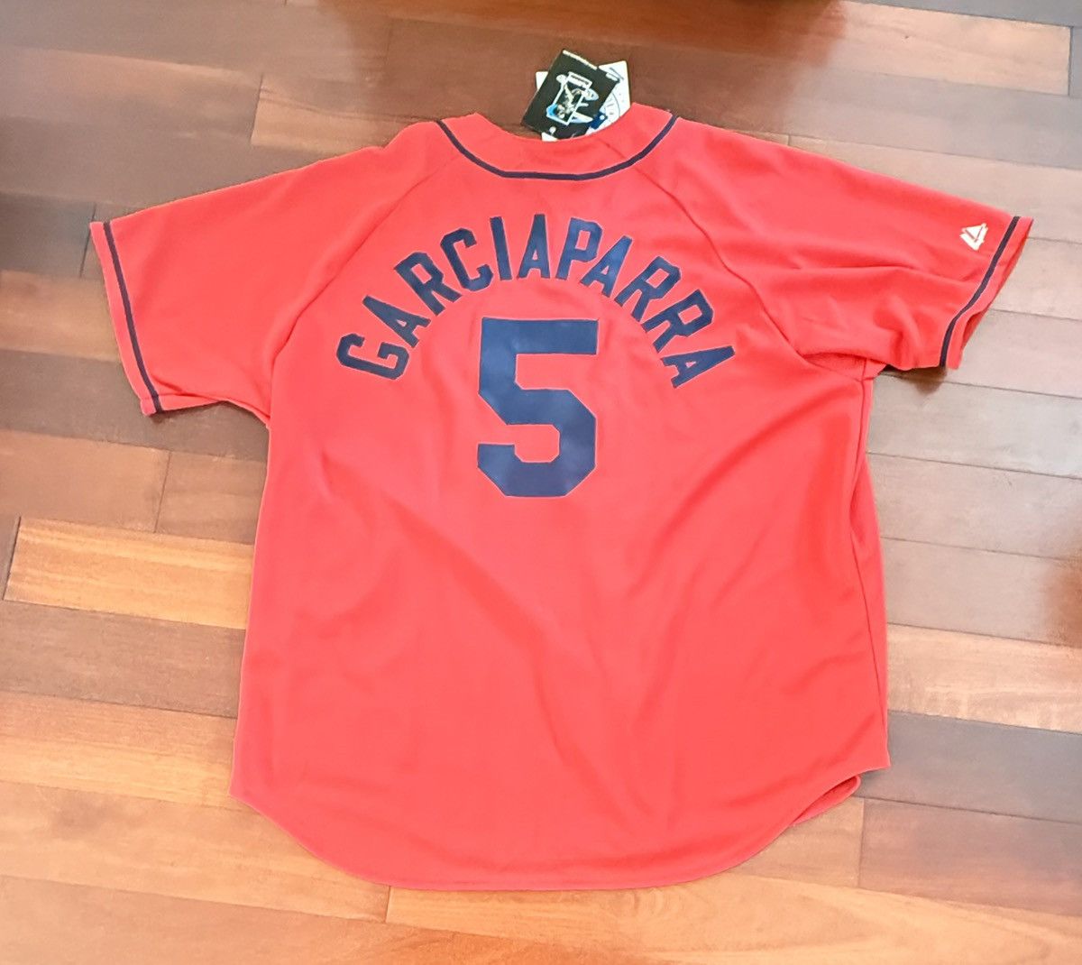 Majestic Y2K Nomar Garciaparra Boston Red Sox MLB Stitched Jersey Size US XXL / EU 58 / 5 - 4 Thumbnail