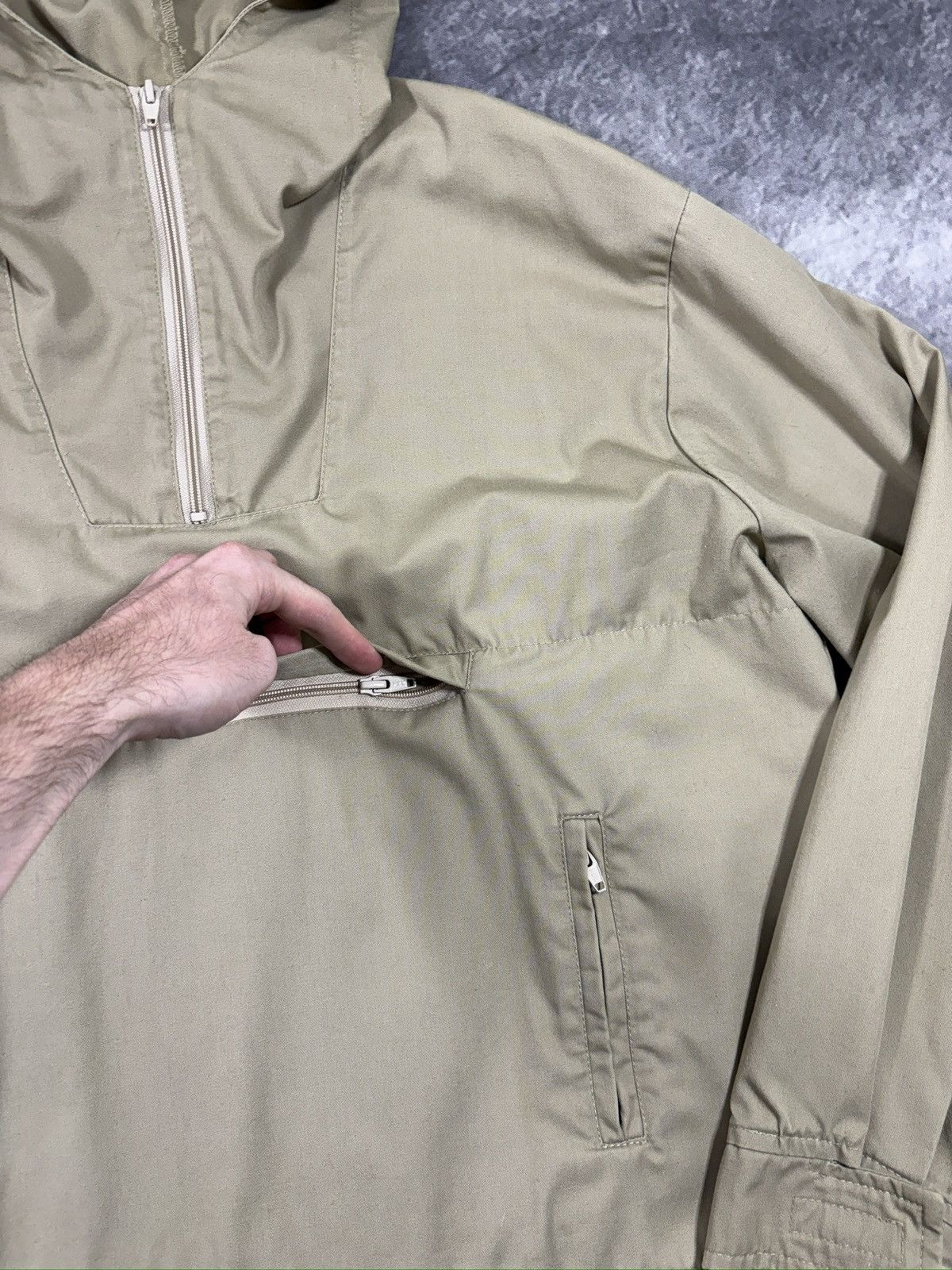 Eddie Bauer Vintage Eddie Bauer Anorak Half Zip Pullover Hoodie Cotton Size US S / EU 44-46 / 1 - 8 Thumbnail