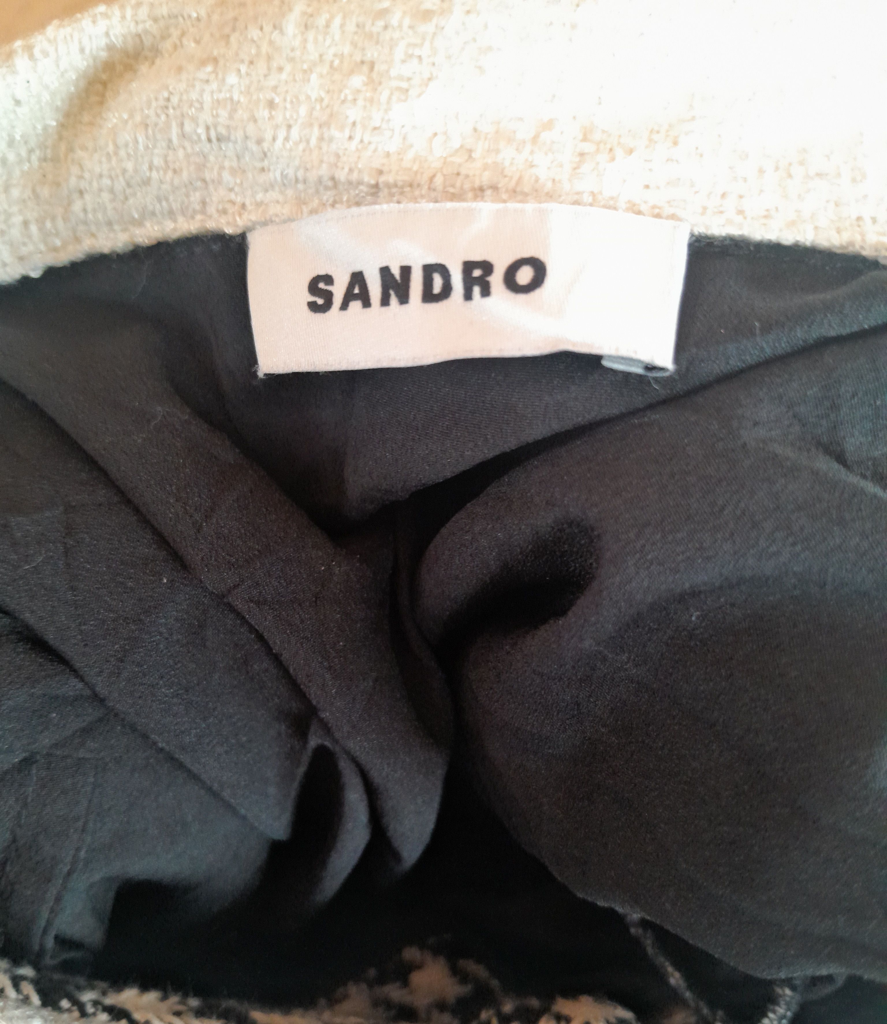 Sandro Tweed Trompe L'œil Mini Dress Size 3 Size XS / US 0-2 / IT 36-38 - 8 Thumbnail