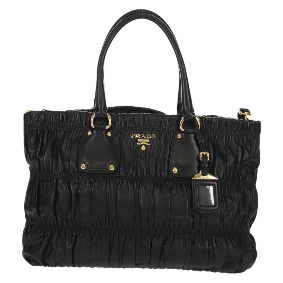 Prada Prada Gaufre Convertible Tote Nappa Leather Size ONE SIZE - 1 Thumbnail