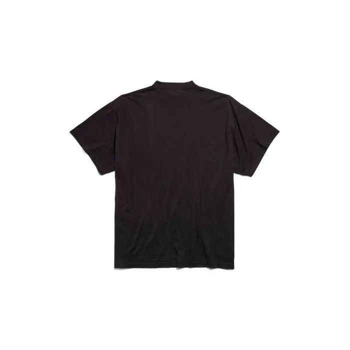 Balenciaga o1w1db10126 Metal BB Stencil T-Shirt Small Fit in Black Size US XS / EU 42 / 0 - 4 Thumbnail