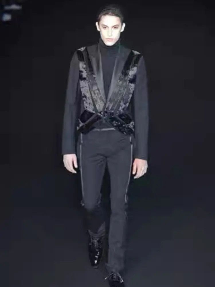 Dior Dior Sz 52 Dior Homme runway Side Stripe Trousers-2506 Size US 36 / EU 52 - 7 Thumbnail