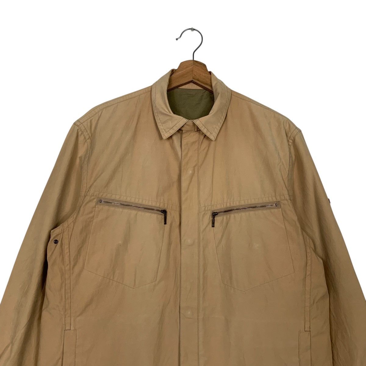 Japanese Brand Vintage 90’s CROCODILE Casual Work Jacket #2821-C127 Size US M / EU 48-50 / 2 - 2 Thumbnail