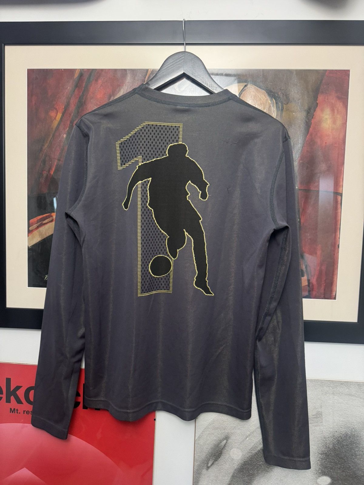 Dirk Bikkembergs Rare Y2k Dirk BIKKEMBERGS soccer football Long sleeve tshirt Size US M / EU 48-50 / 2 - 2 Thumbnail