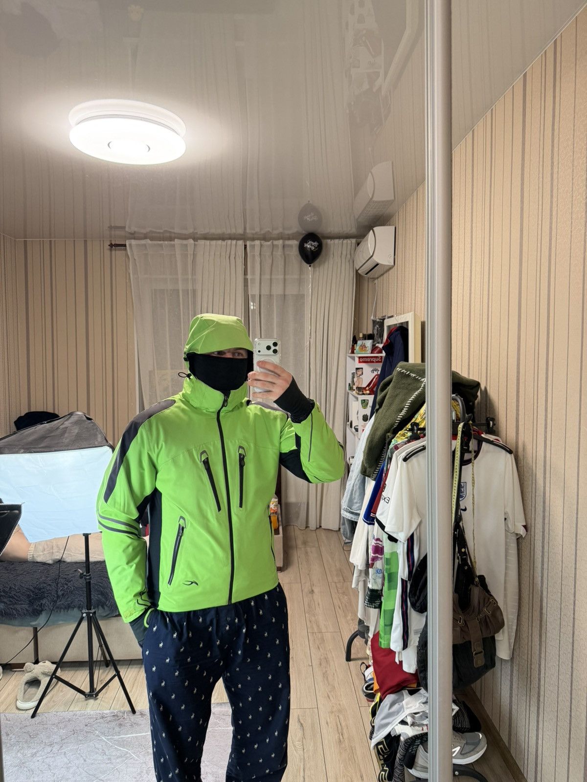 KJUS KJUS Primaloft Ski Green Jacket Hooded Waterproof Mens Sz M Size US M / EU 48-50 / 2 - 4 Thumbnail