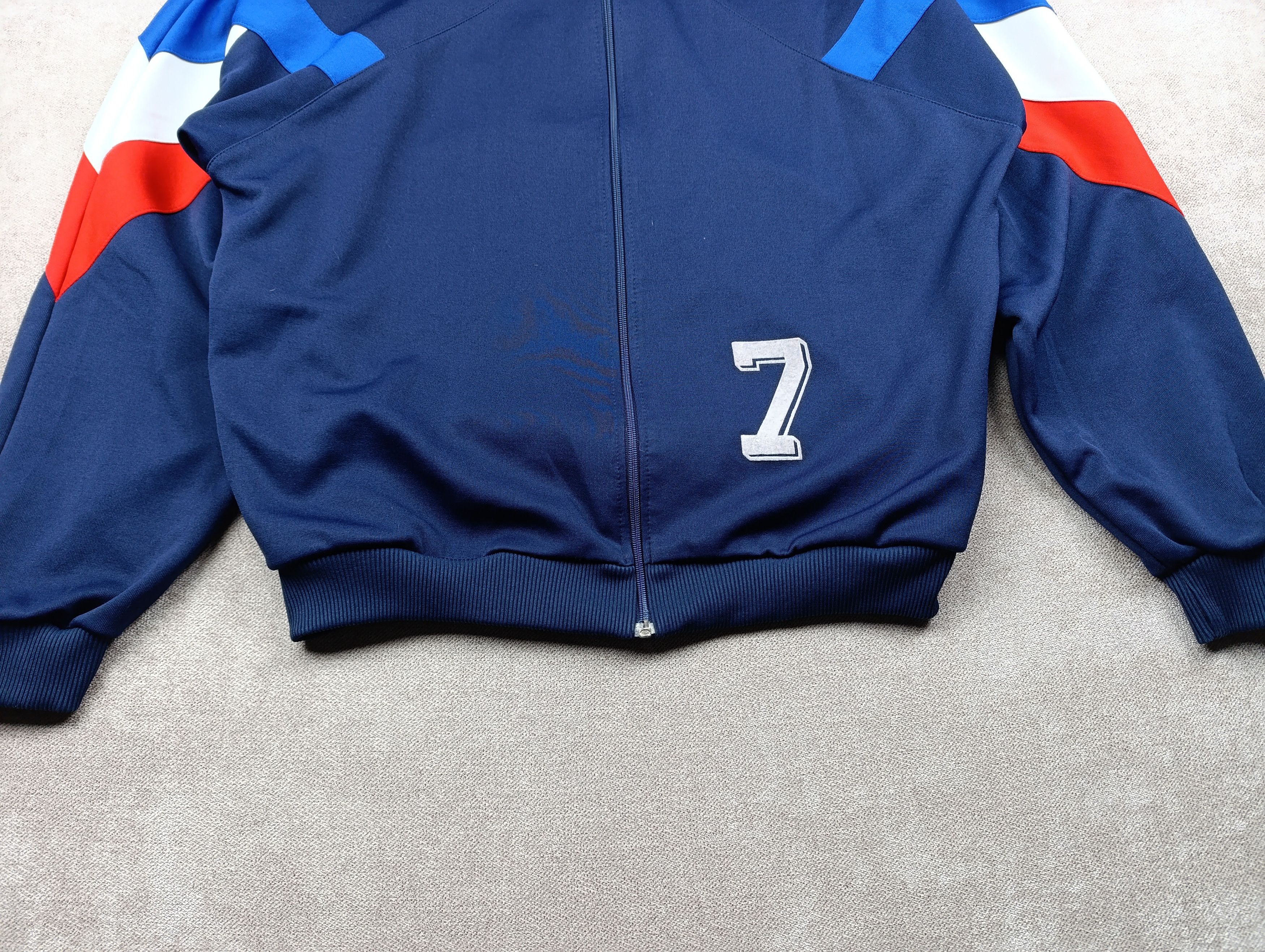 Adidas ADIDAS VINTAGE 90'S BLUE TRACK TOP MENS JACKET Size US XL / EU 56 / 4 - 3 Thumbnail