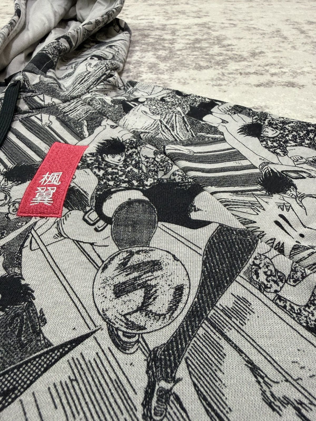 Adidas Adidas X Captain Tsubasa all-over print hoodie pink logo Size US XS / EU 42 / 0 - 8 Thumbnail