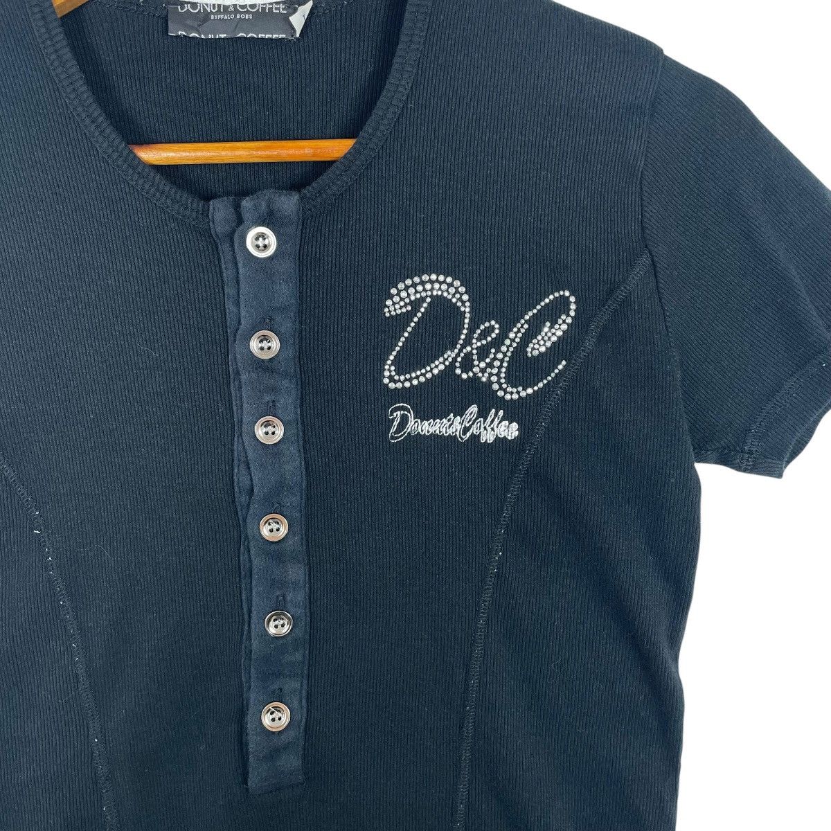 BUFFALO BOBS × Japanese Brand BUFFALO BOBS Japan Donut and Coffee Stretch Tee Shirt Size XS / US 0-2 / IT 36-38 - 4 Thumbnail