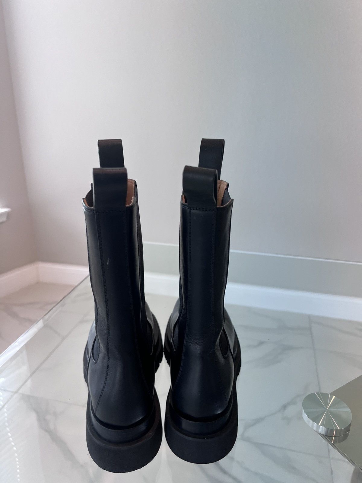 Bottega Veneta BOTTEGA VENETA Black 'The Lug' Boots Size US 7 / IT 37 - 4 Thumbnail