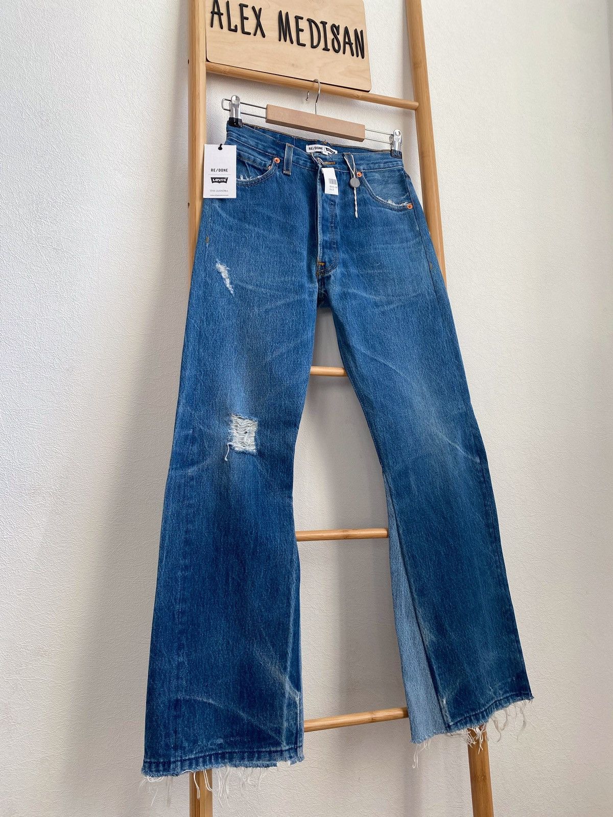 Levi's × RE/DONE Levi’s x Re/Done The Leandra Jeans Size 23" - 2 Thumbnail