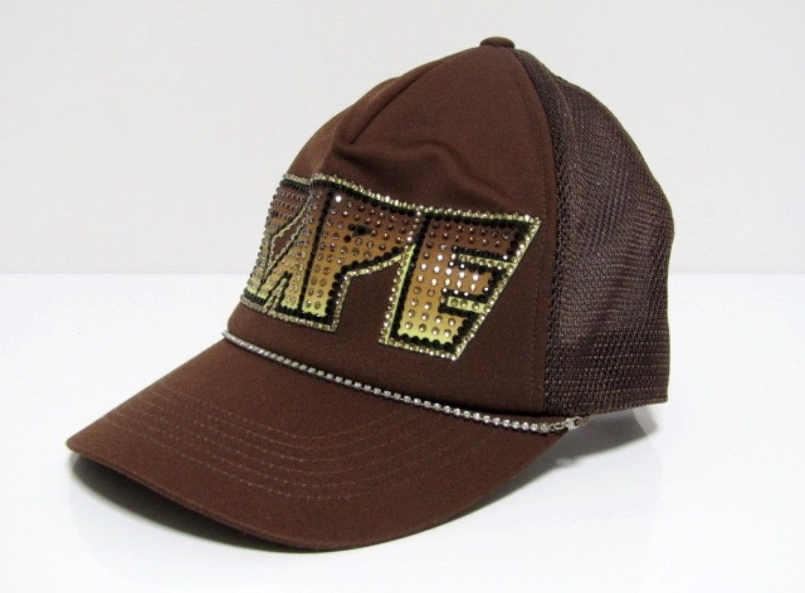 Bape × Nigo Old Og Bape Swarovski kiss Logo hat cap Size ONE SIZE - 2 Thumbnail