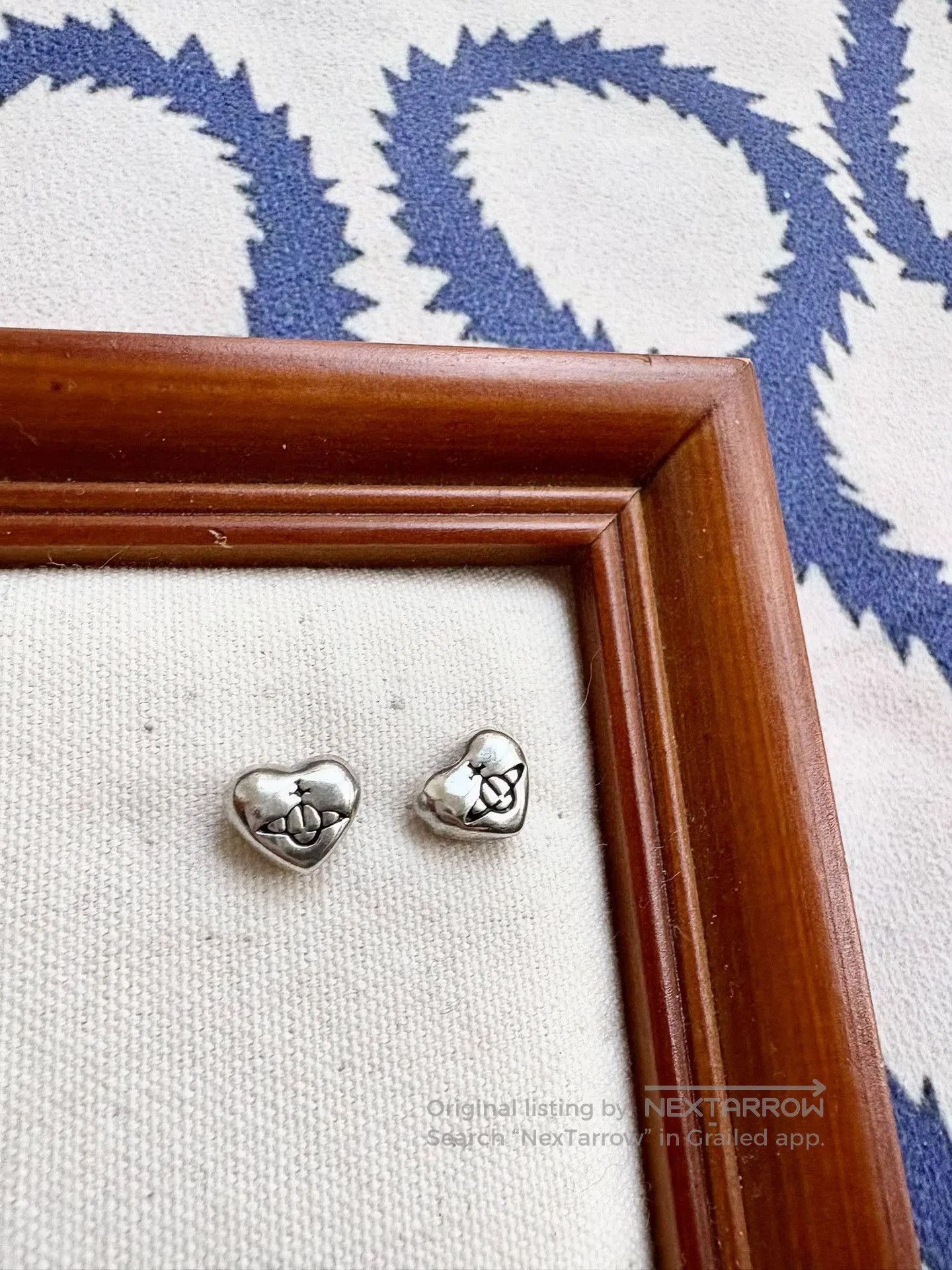 Vivienne Westwood Vivienne Westwood Heart Saturn Silver Earrings. Size ONE SIZE - 2 Thumbnail