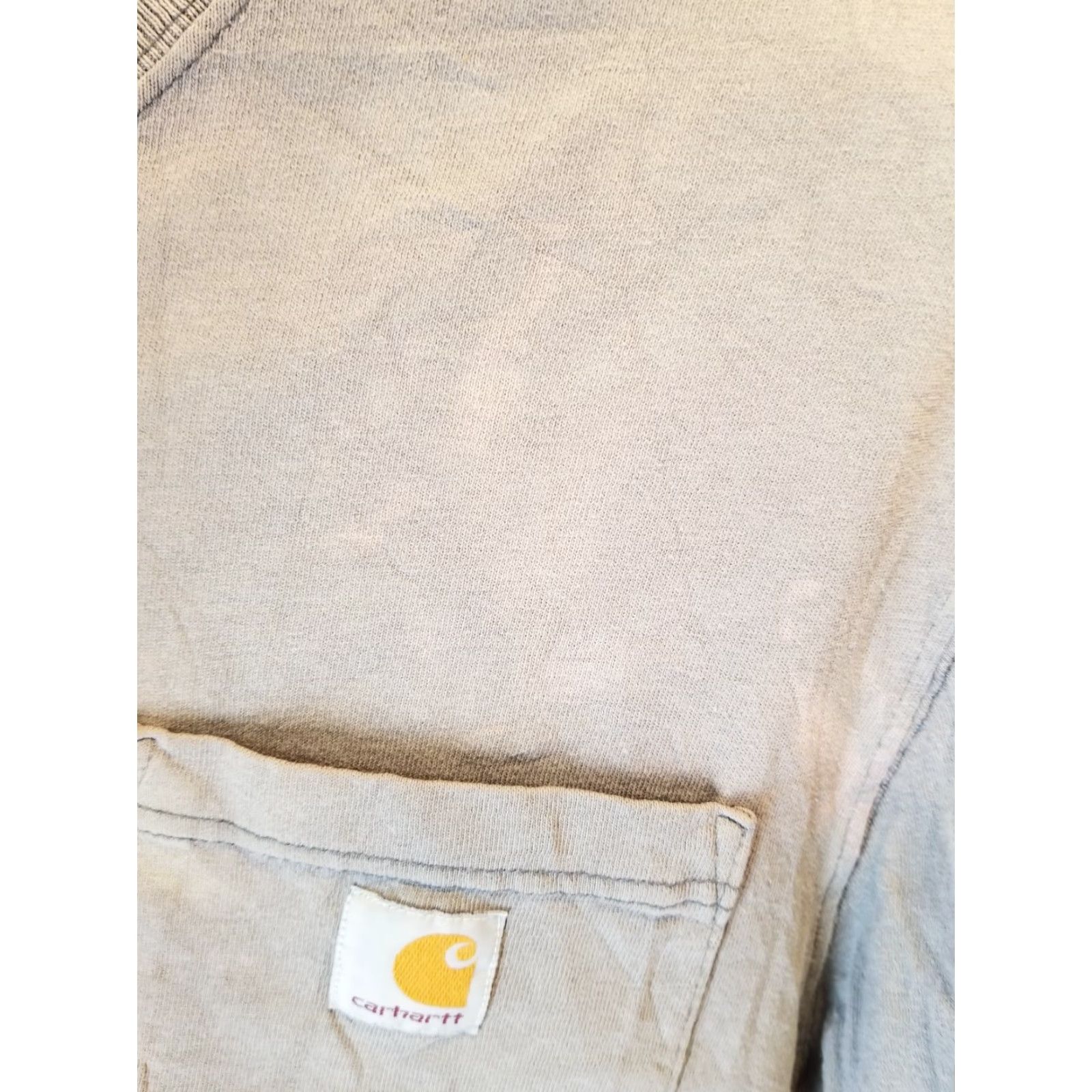 Carhartt VINTAGE Carhartt ONE POCKET GRADIENT SUN FADED BOXY COTTON T-SHIRT SZ M Shirt Mens T-Shirt Gray 23 INCH CHEST 29 INCH TBOT Size US M / EU 48-50 / 2 - 7 Thumbnail