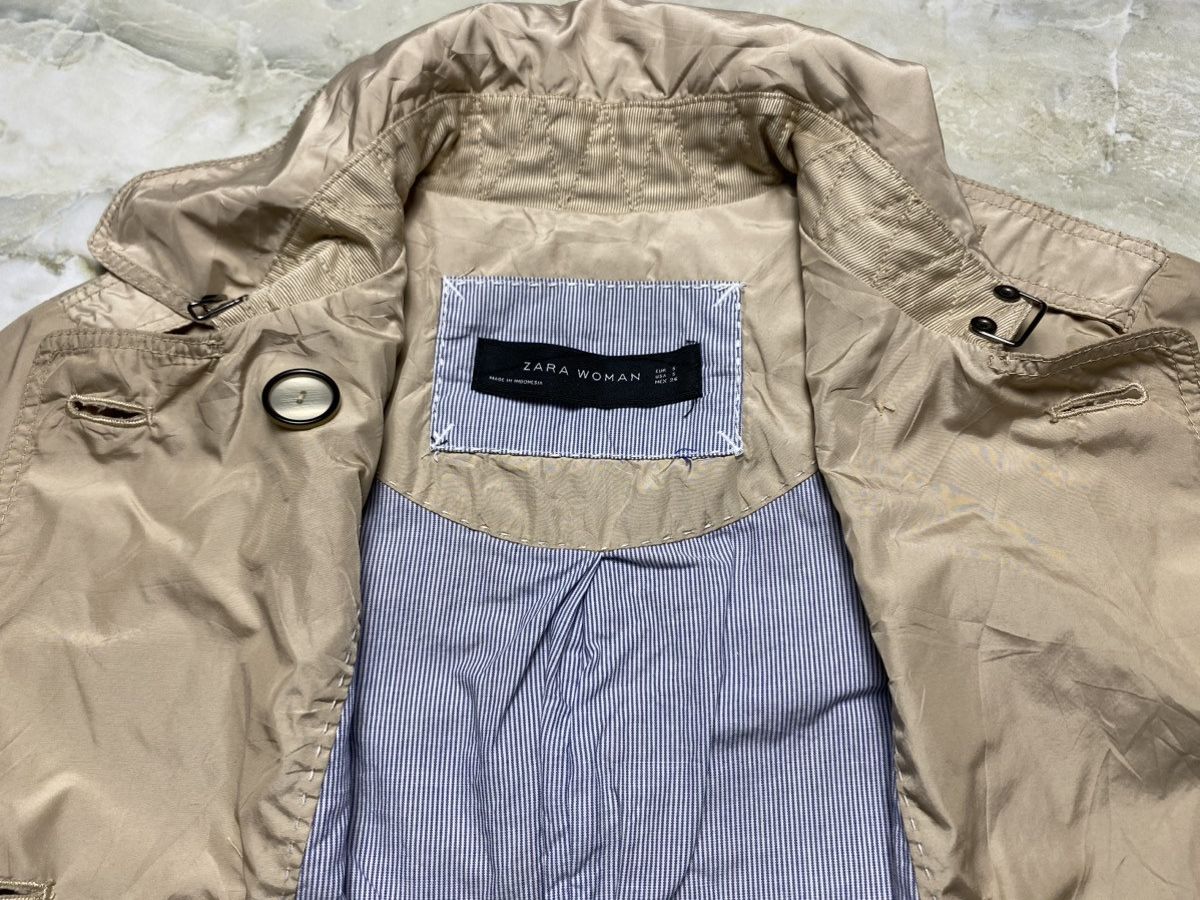 Zara Zara trench coat / rain coat green army Size US S / EU 44-46 / 1 - 9 Thumbnail