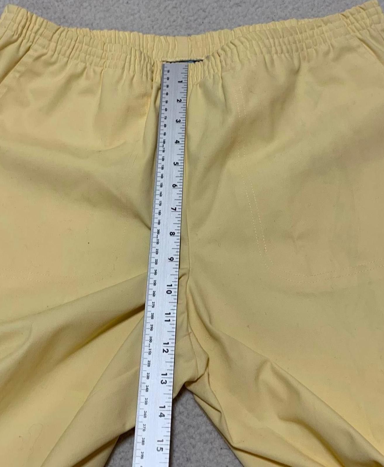 Other Koret Women's Size 14 Yellow Elastic Waist Pants W35x30L Size 36" / US 14 / IT 50 - 7 Thumbnail
