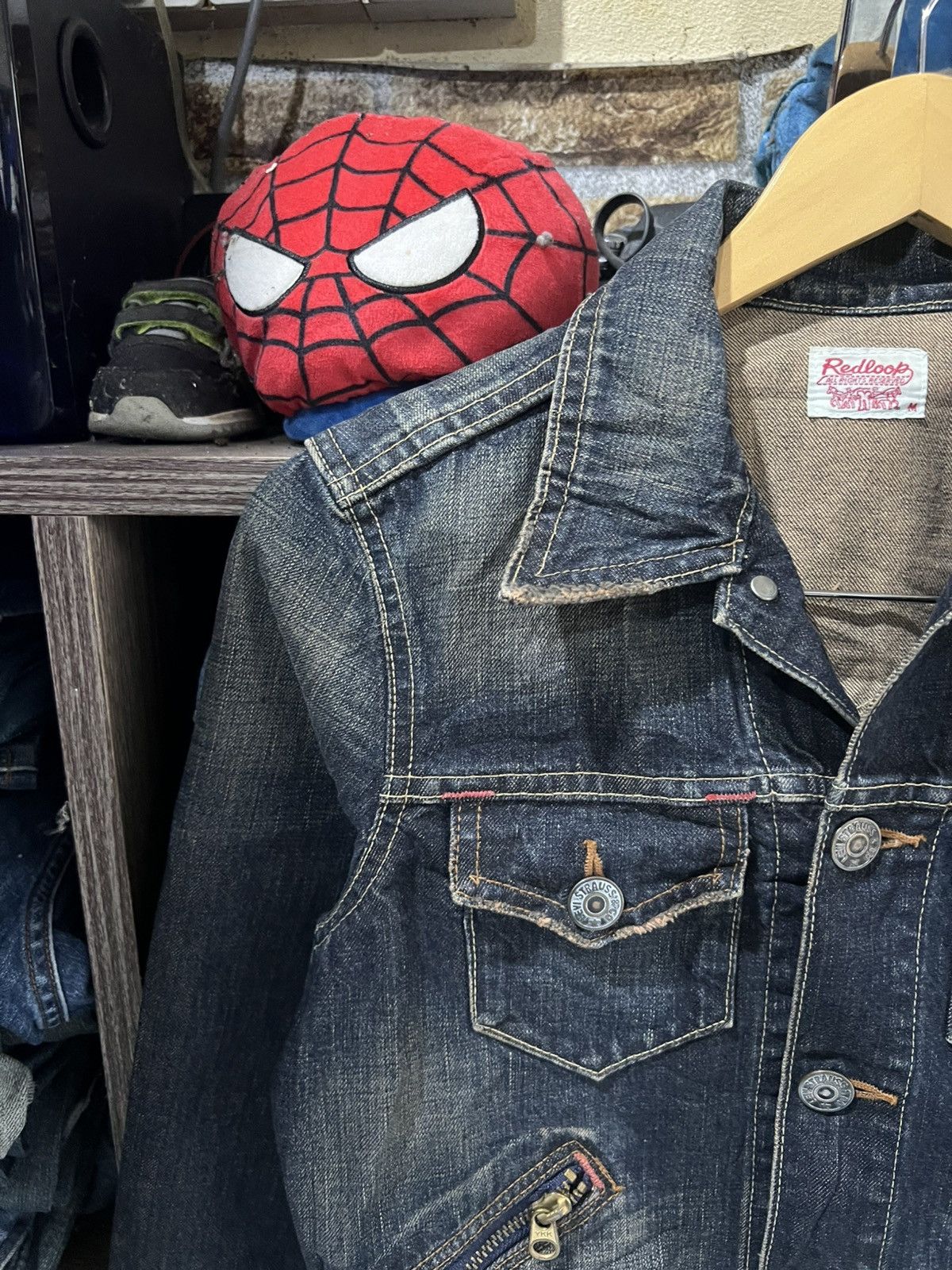 Levi's 🔥Vintage Levis Redloop Denim Jacket Size S / US 4 / IT 40 - 5 Thumbnail
