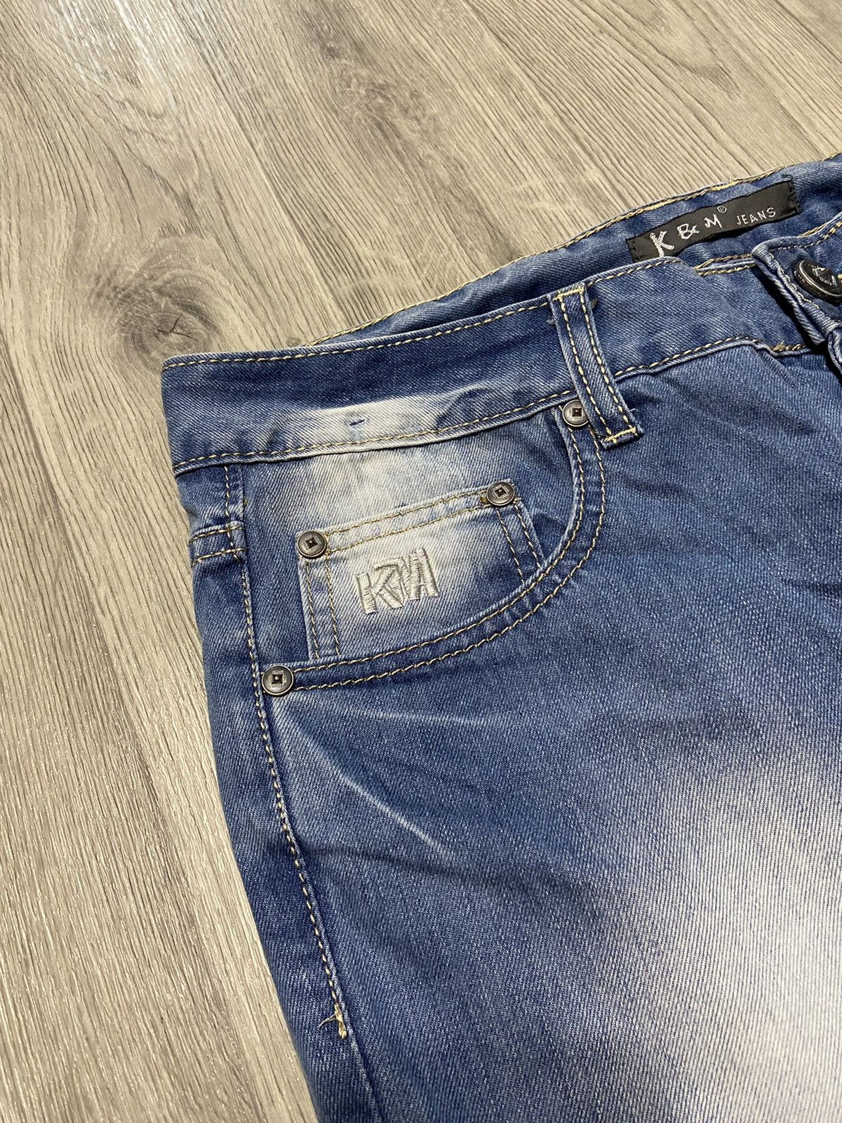 Ed Hardy Japanese Kosmo Lupo Ed Hardy style Vintage Y2K Denim Jeans Size US 32 / EU 48 - 9 Thumbnail