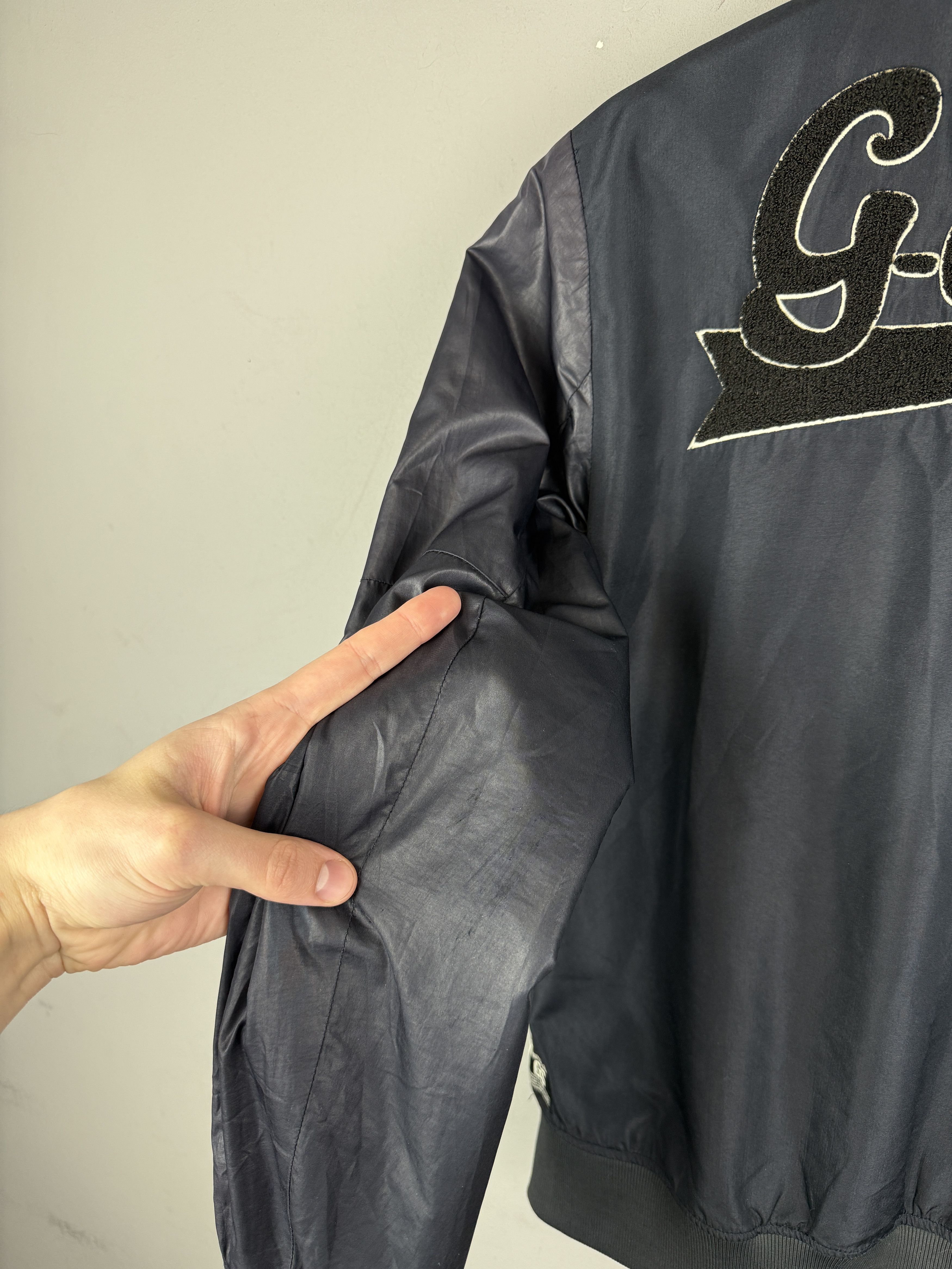 G-Star G-Star Raw Baseball Bonded Bomber Back Logo Nylon Dark Blue Size US L / EU 52-54 / 3 - 14 Thumbnail