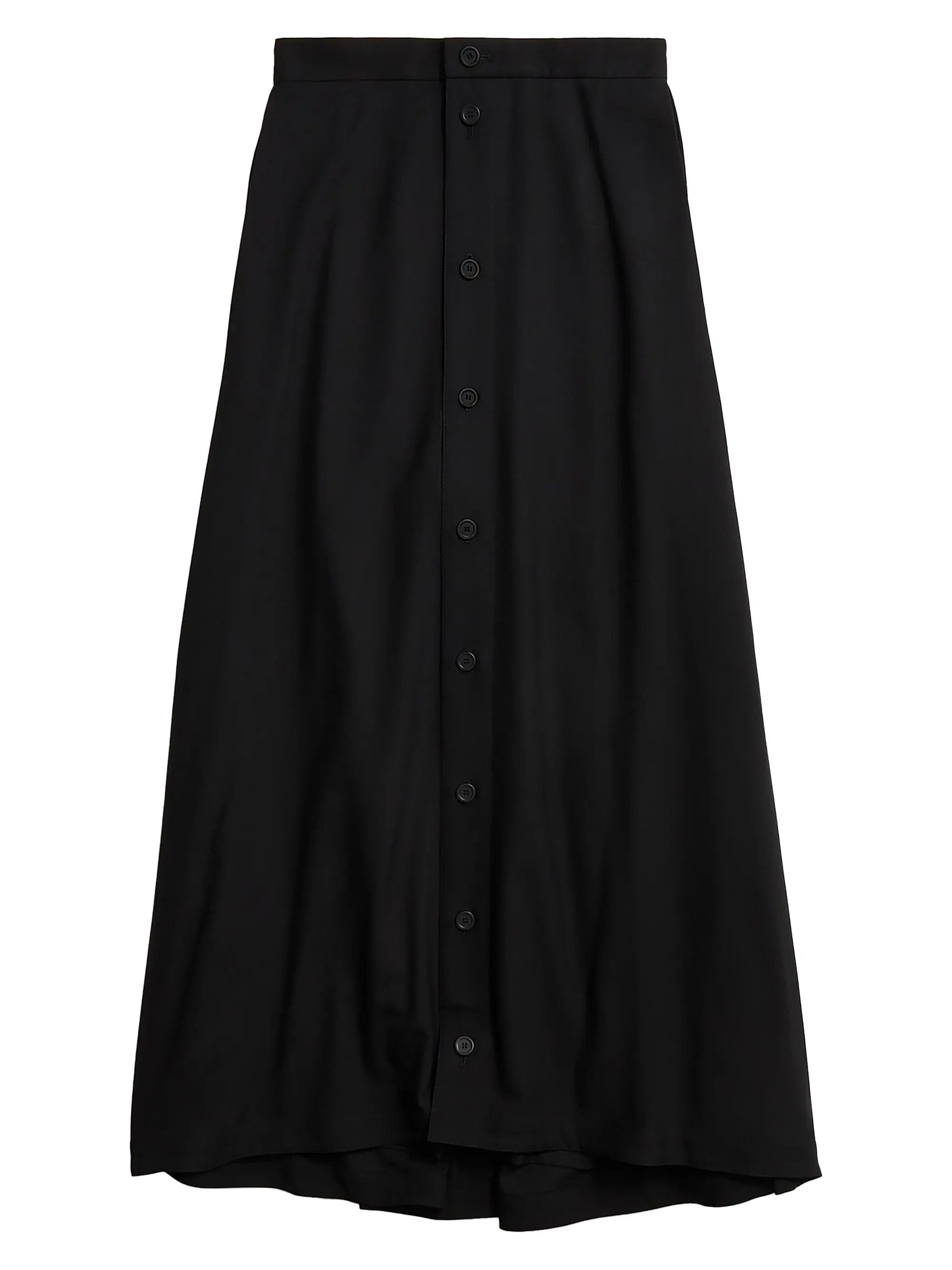 Balenciaga o1w1db10625 Hybrid Pants Skirt in Black Size 25" / US 0 / IT 36 - 1 Thumbnail