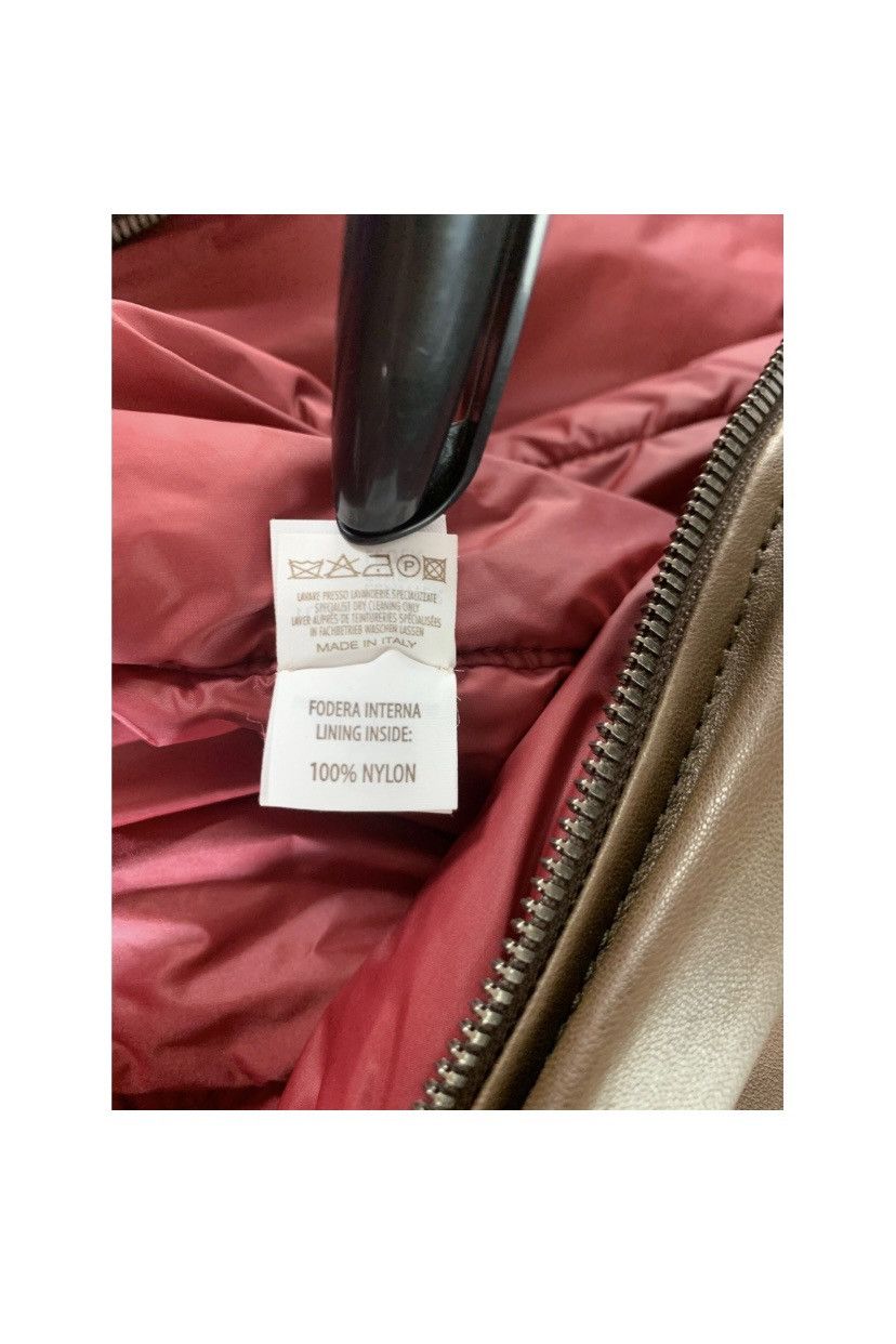 Brunello Cucinelli Brunello Cucinelli 🇮🇹 Brown Napa leather quilted bomber L NWT Size US L / EU 52-54 / 3 - 16 Thumbnail