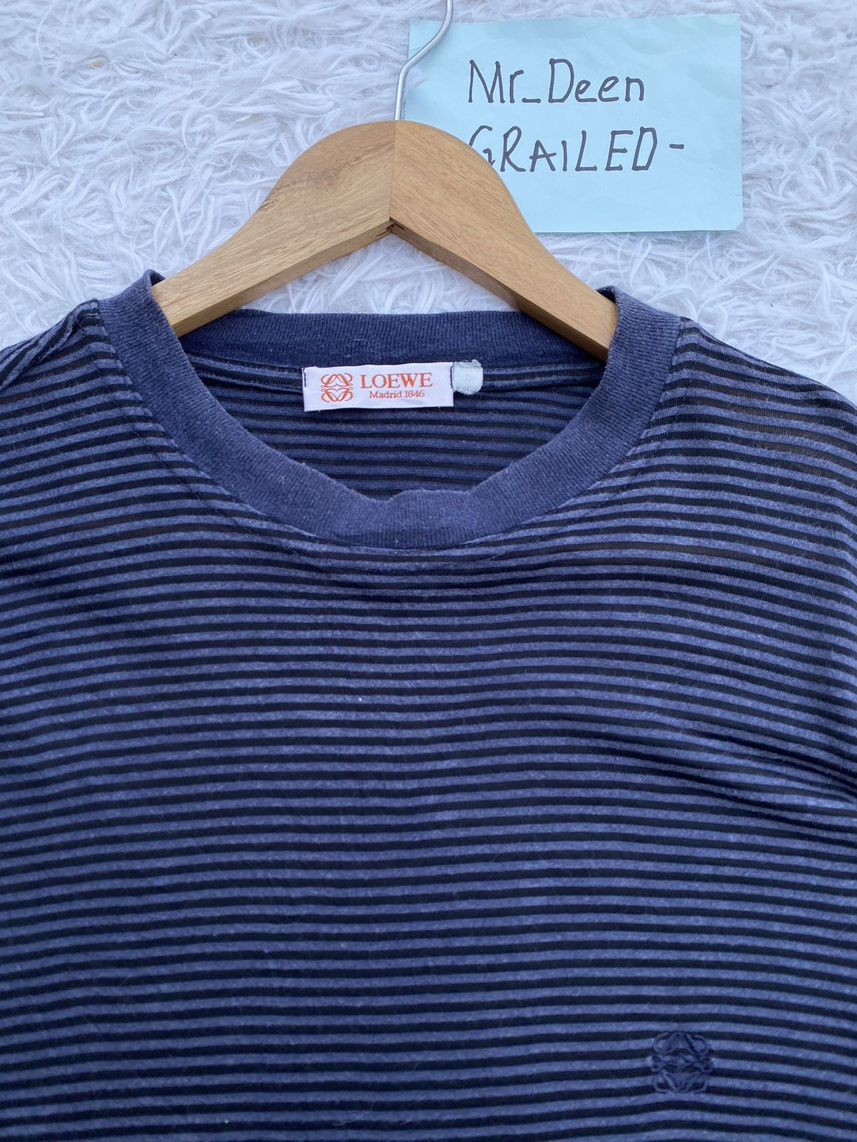Loewe Rare Vintage Loewe Stripes Tshirt Size US L / EU 52-54 / 3 - 6 Thumbnail