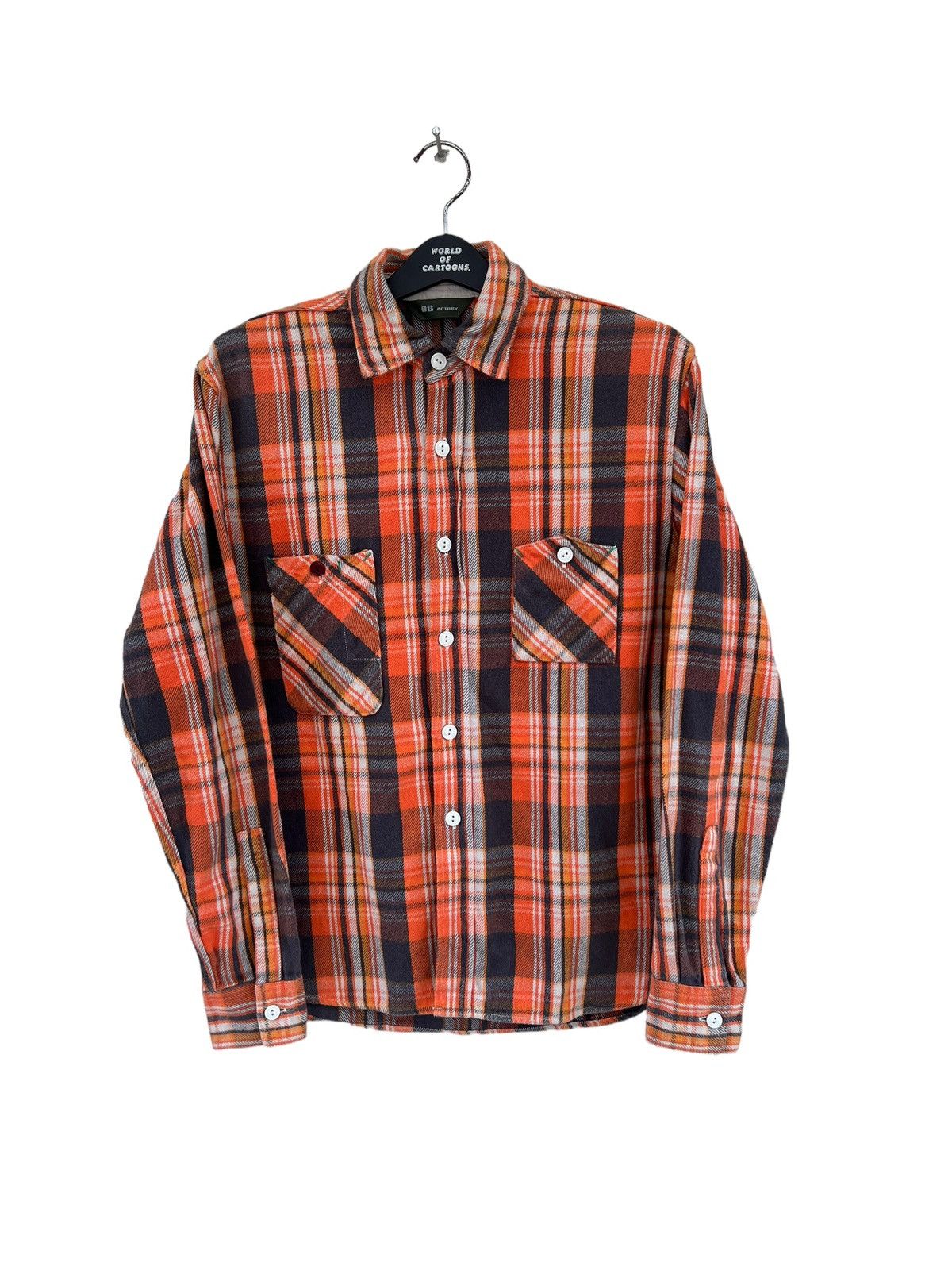 Flannel Fob Factory Japan Selvedge Gusset Check Flannel Work Shirt Size US M / EU 48-50 / 2 - 6 Thumbnail