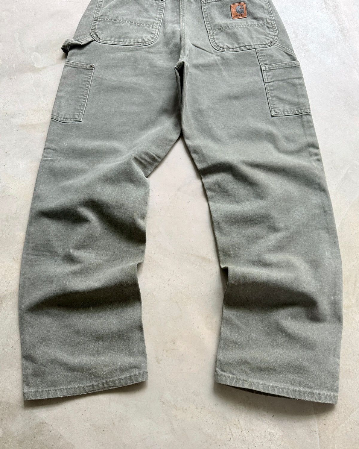 Carhartt VTG Carhartt Doubleknee B136 MOS Big logo ⭐️ Size US 32 / EU 48 - 9 Thumbnail