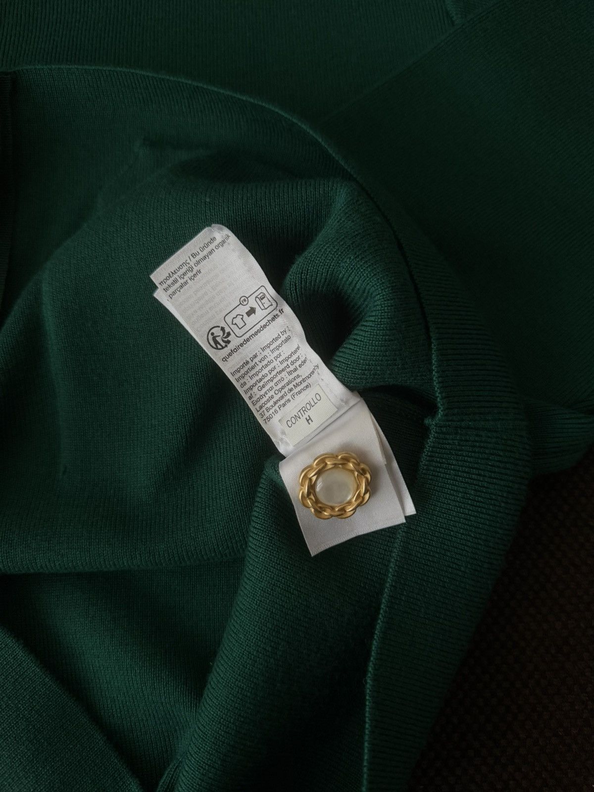 Golf le Fleur × Lacoste Golf le Fleur x Lacoste Green Crewneck Cardigan Size US S / EU 44-46 / 1 - 4 Thumbnail
