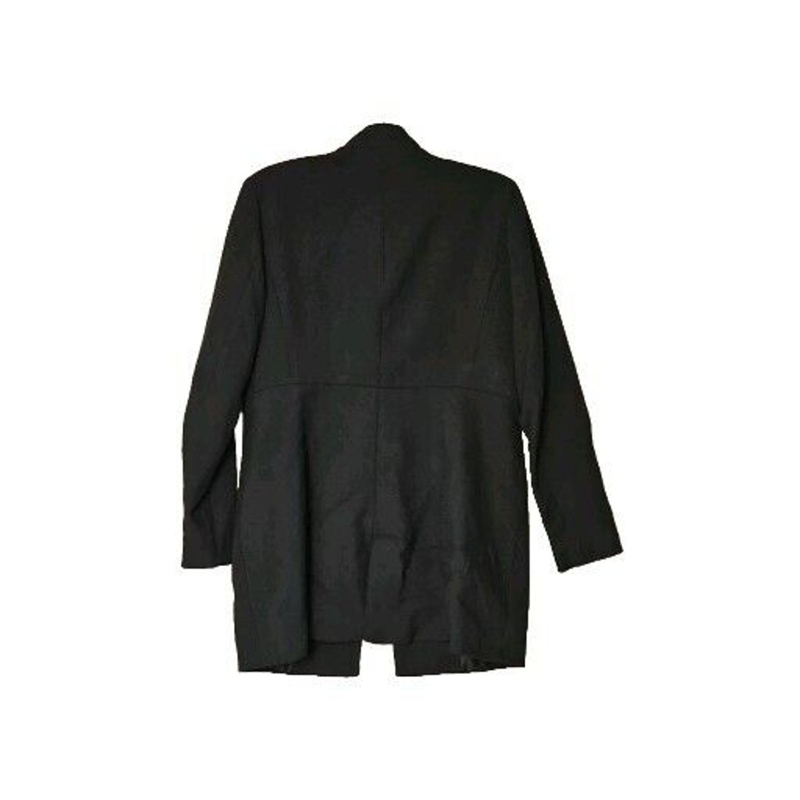 Zara Zara Pearl Embellished Black Coat Womens Large Size L / US 10 / IT 46 - 7 Thumbnail