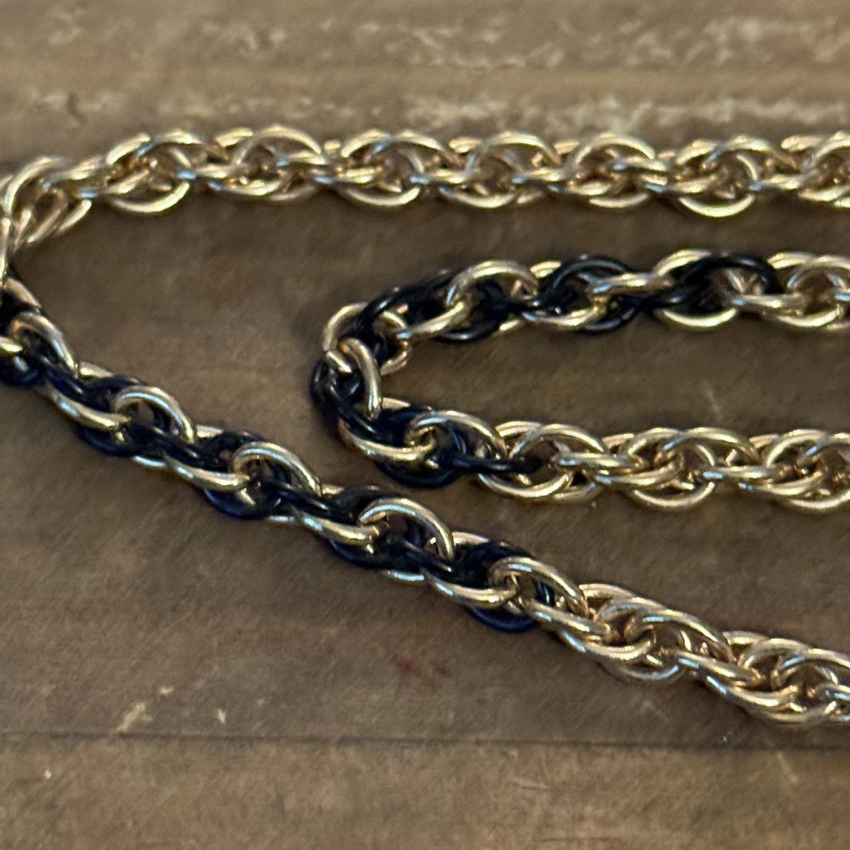Monet Vintage Monet gold and black rope chain necklace Size ONE SIZE - 4 Thumbnail