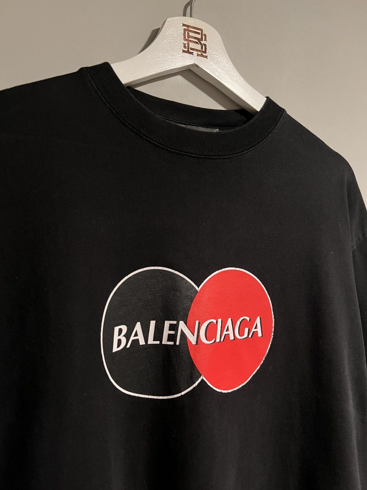 Balenciaga Balenciaga Credit Card Logo Tshirt Size US XS / EU 42 / 0 - 3 Thumbnail