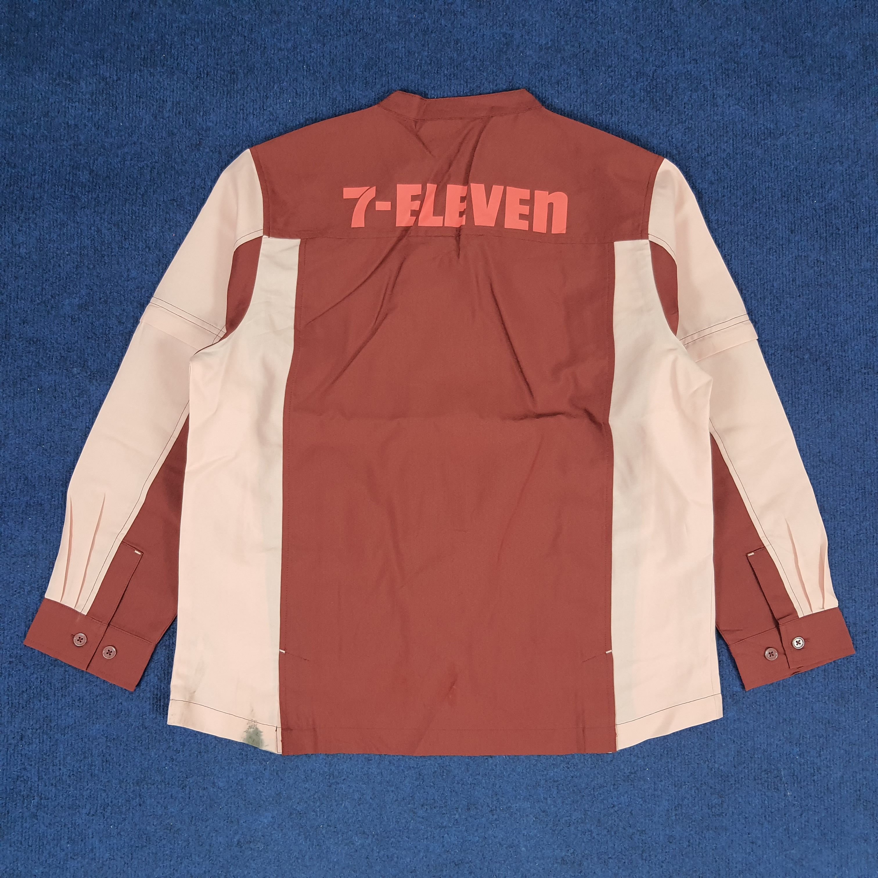 Japanese Brand × Vintage Vintage 7 Eleven Japan Edition Staff Uniform Work Jacket Size M / US 6-8 / IT 42-44 - 3 Thumbnail