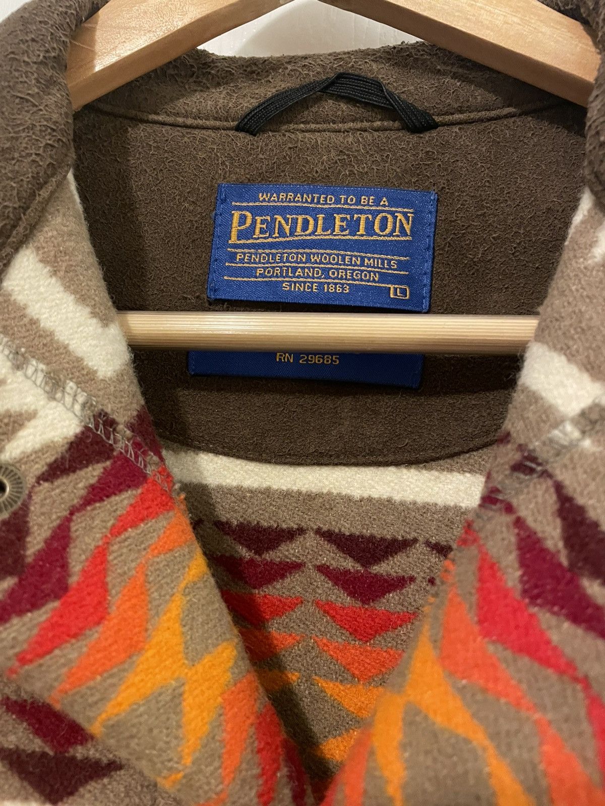 Pendleton 100th Anniversary ‘Badlands’ Pattern Trucker Size US L / EU 52-54 / 3 - 3 Thumbnail