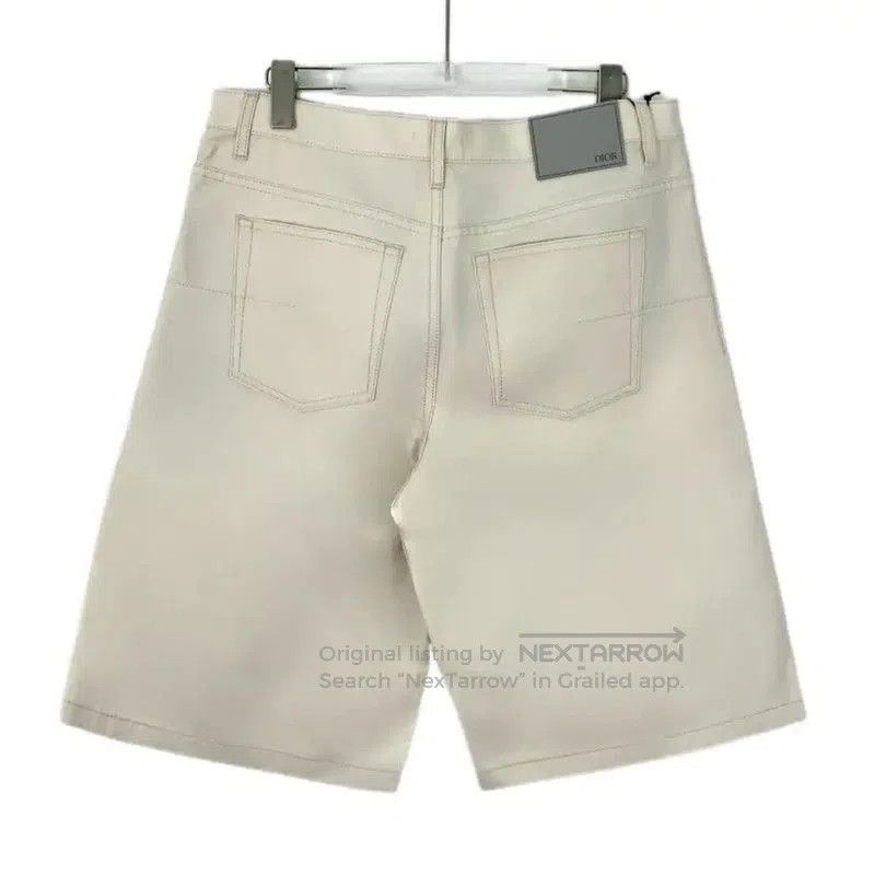Dior Dior Women's Beige Cotton Shorts . Size 26" / US 2 / IT 38 - 2 Thumbnail